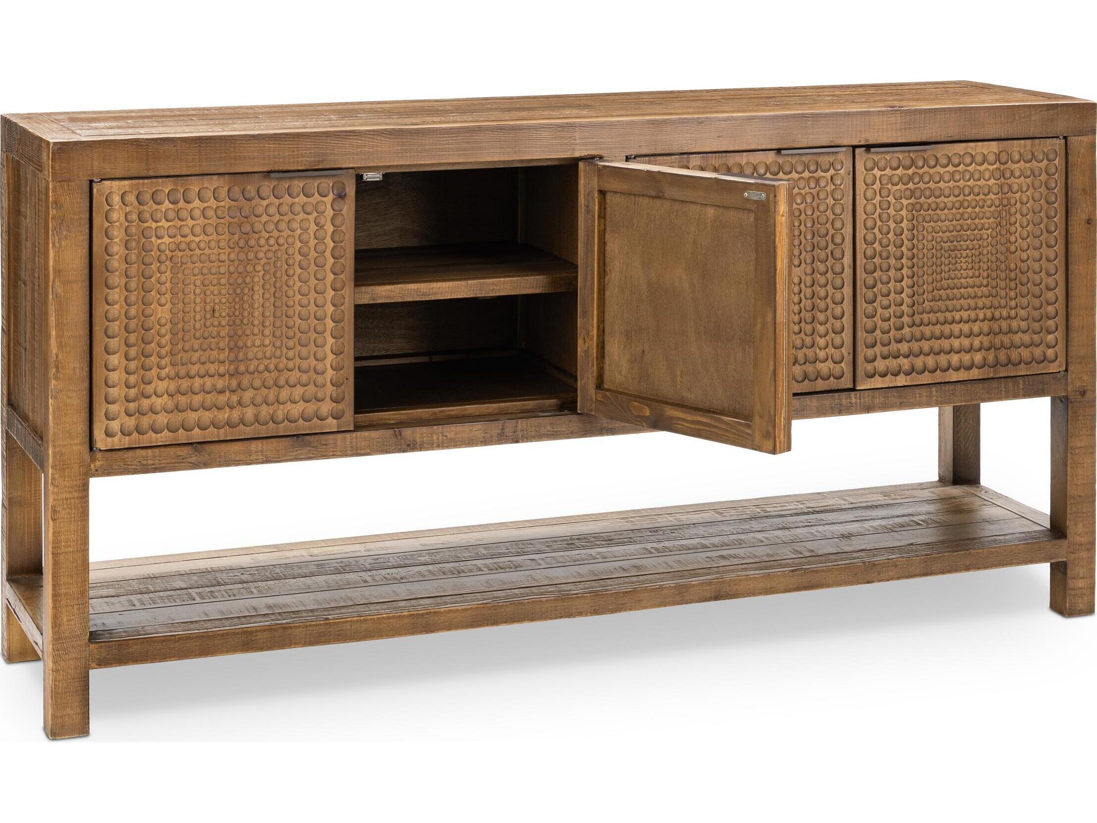 Classic Home Osiris 72" Mahogany Wood Mission Brown Sideboard