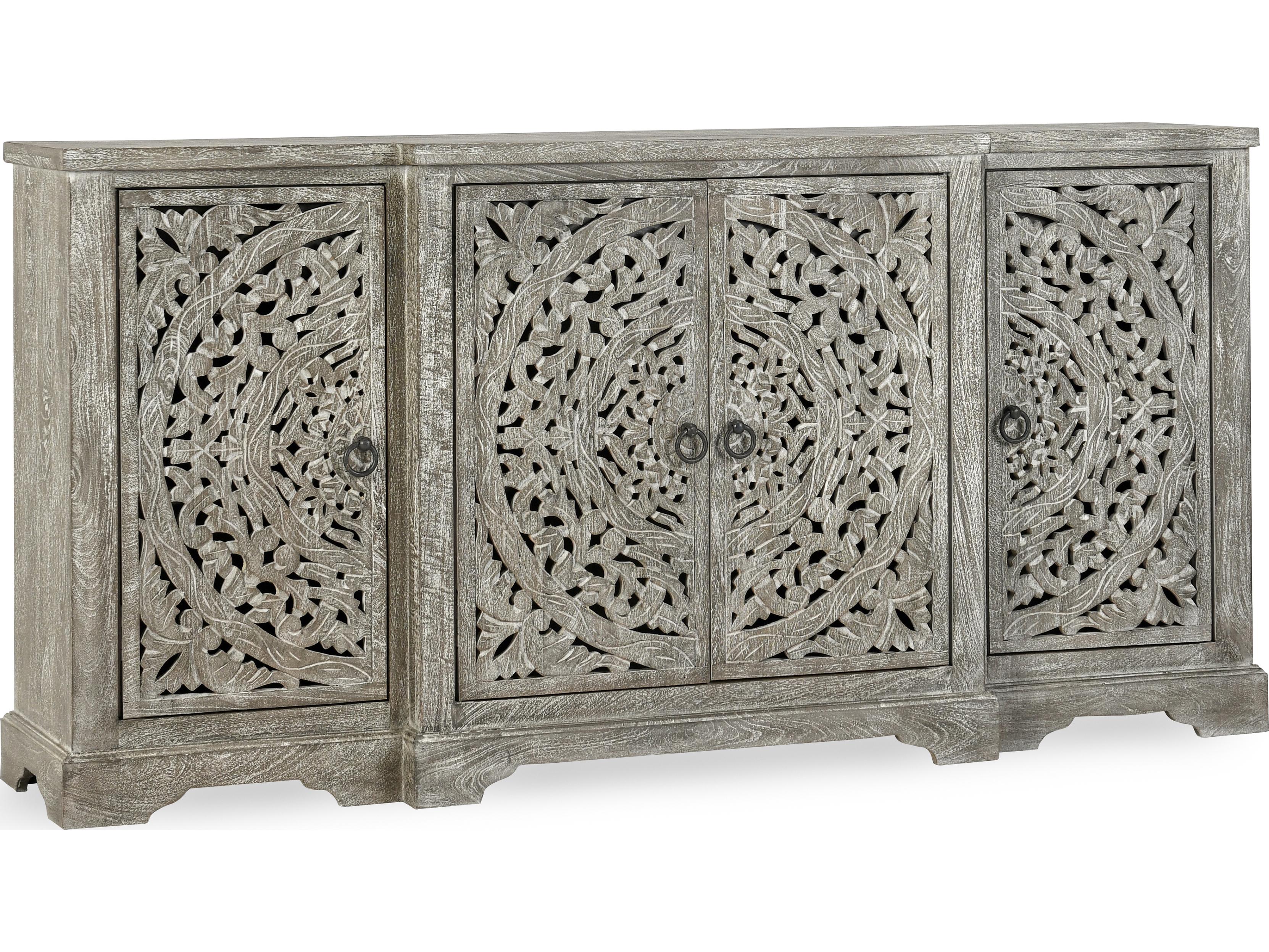 Classic Home Harmony 72" Mango Wood Gray Sideboard