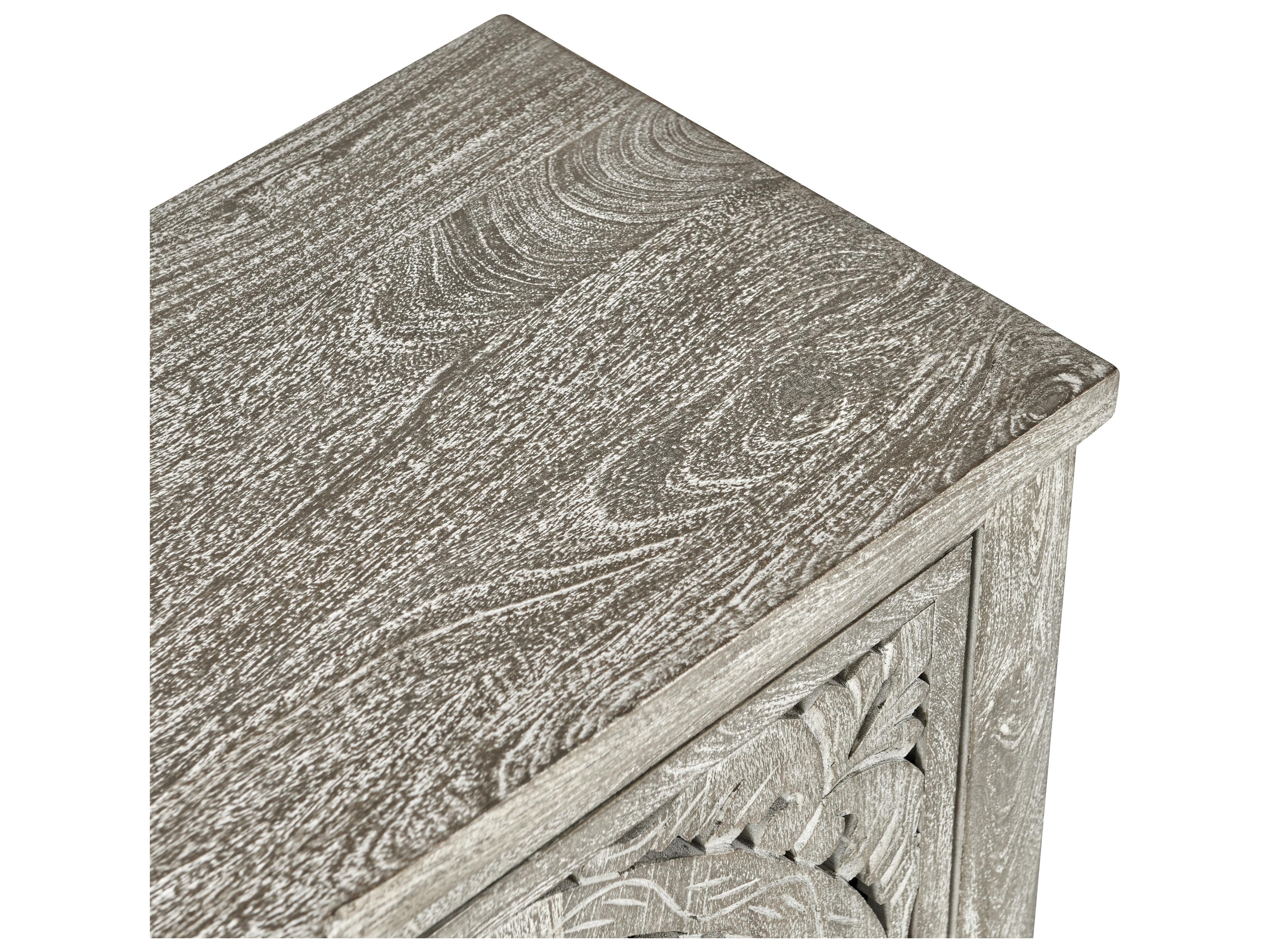 Classic Home Harmony 72" Mango Wood Gray Sideboard