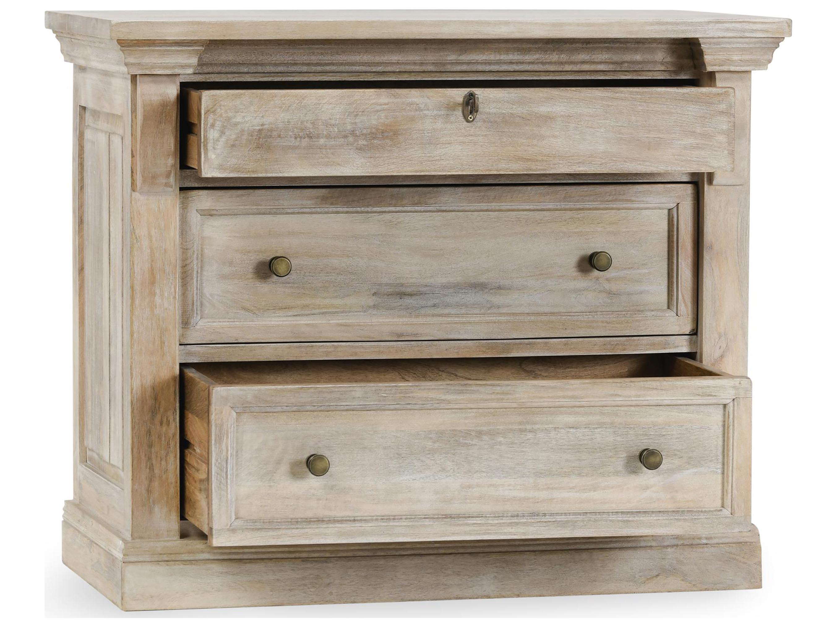 Classic Home Adelaide 3-Drawers Hardwood Nightstand