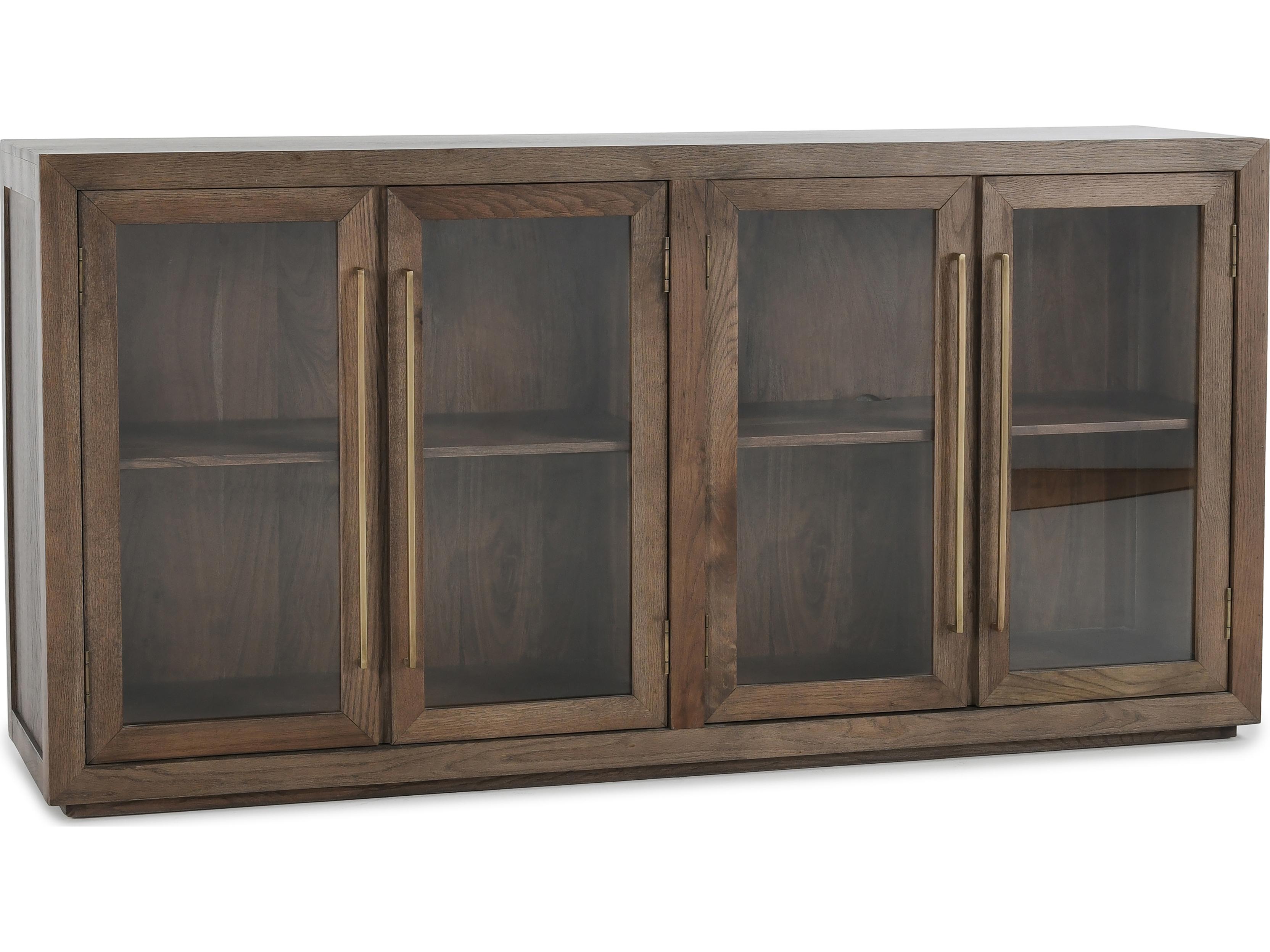 Classic Home Bradley 72" Oak Wood Brown Sideboard
