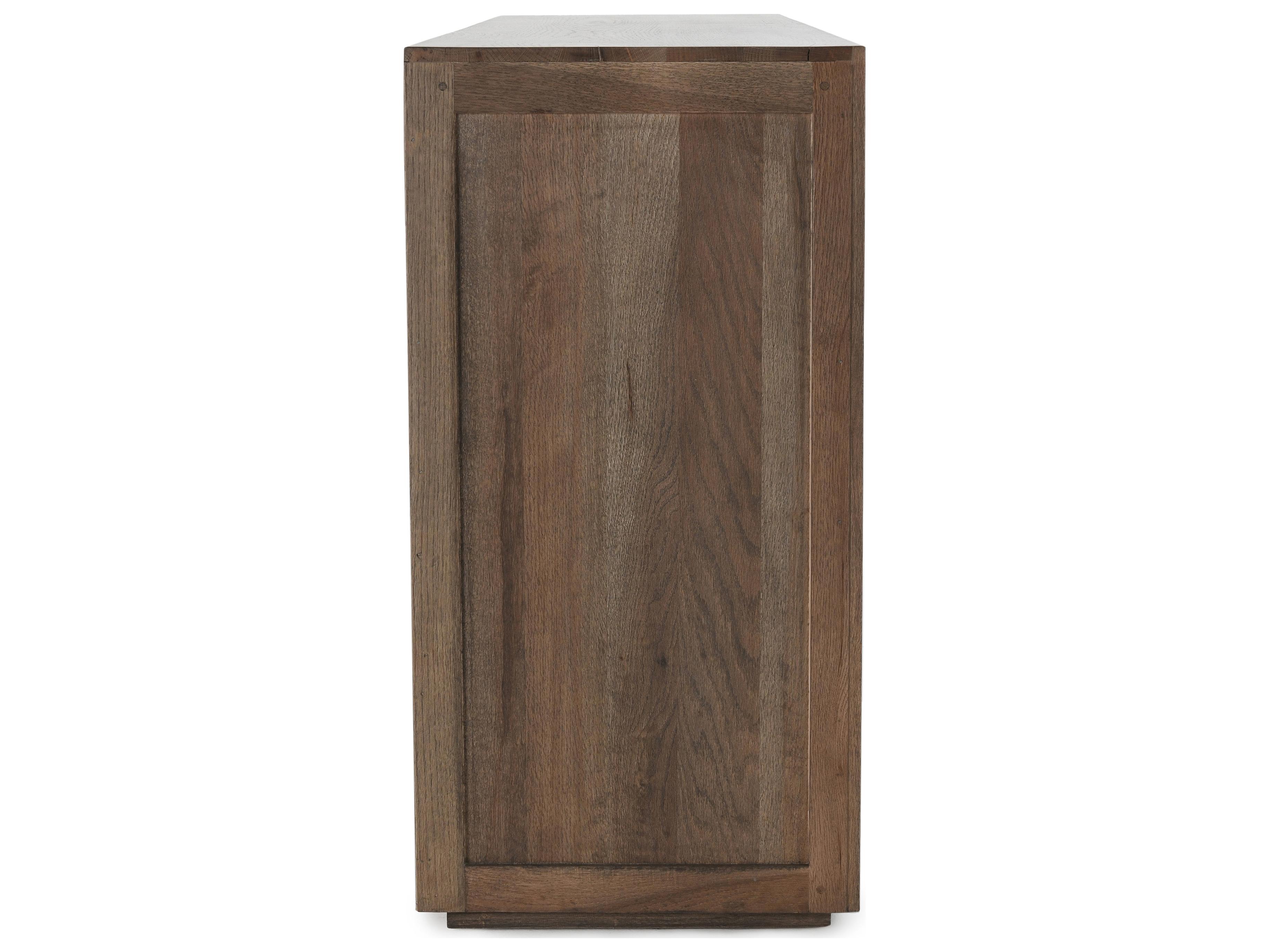 Classic Home Bradley 72" Oak Wood Brown Sideboard