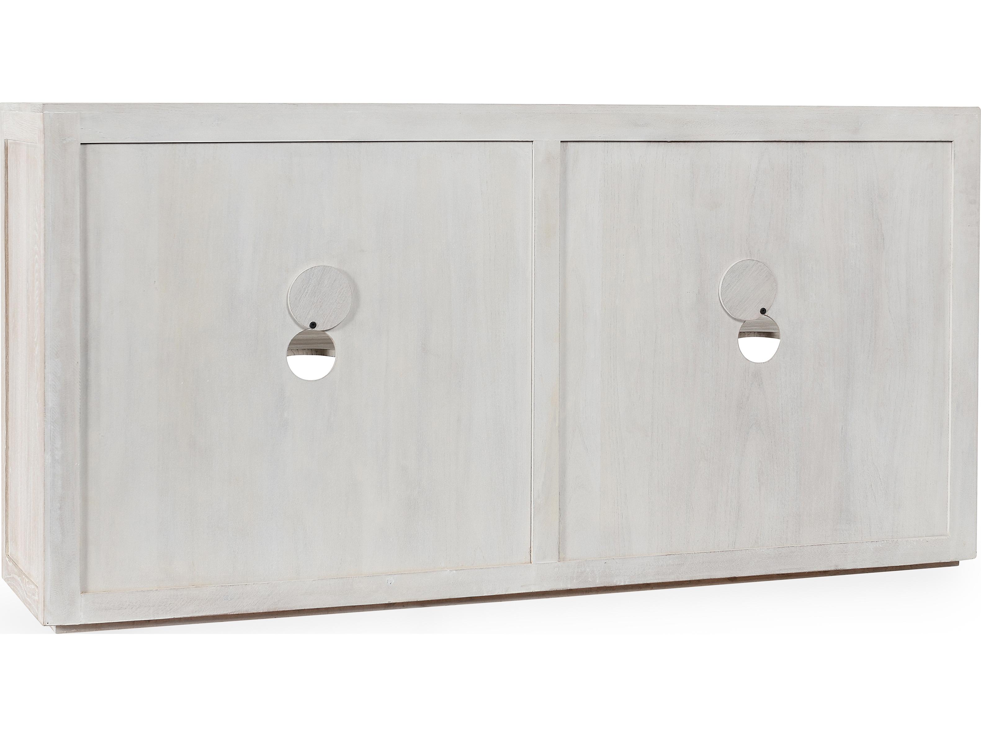 Classic Home Bradley 72" Oak Wood White Sideboard