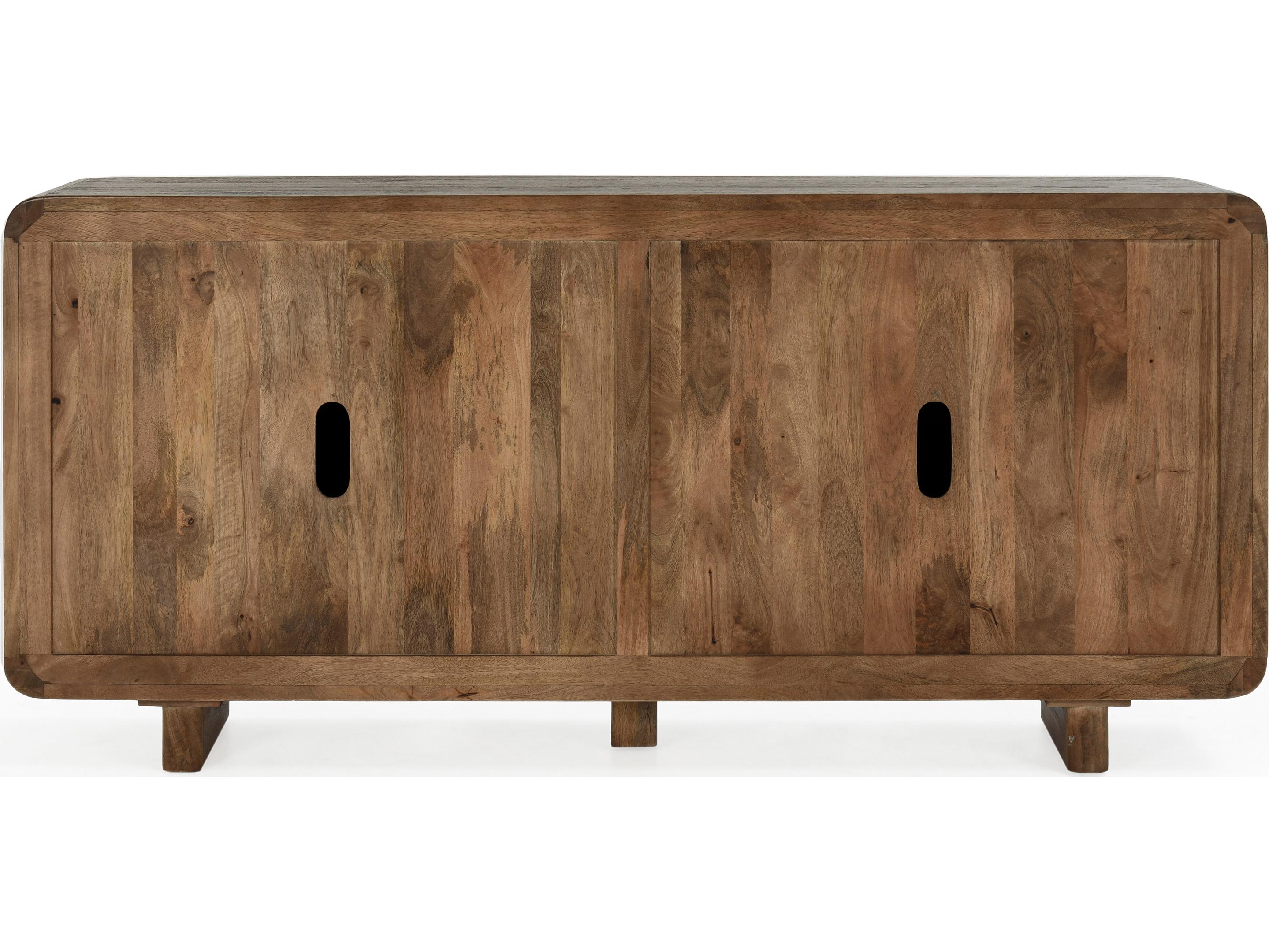 Classic Home Holmes 78" Mango Wood Brown Sideboard