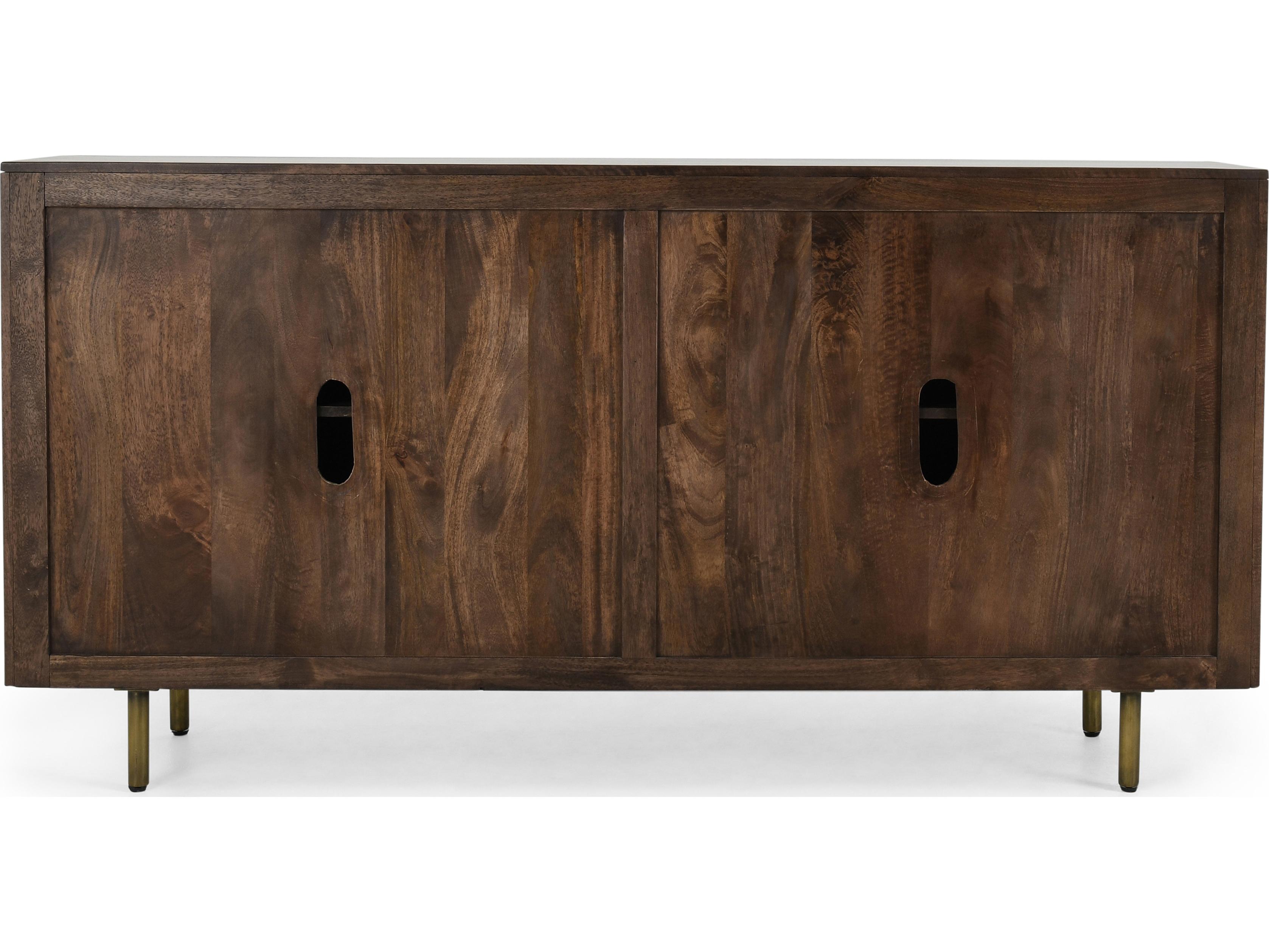 Classic Home Norwood 72" Mango Wood Brown Sideboard