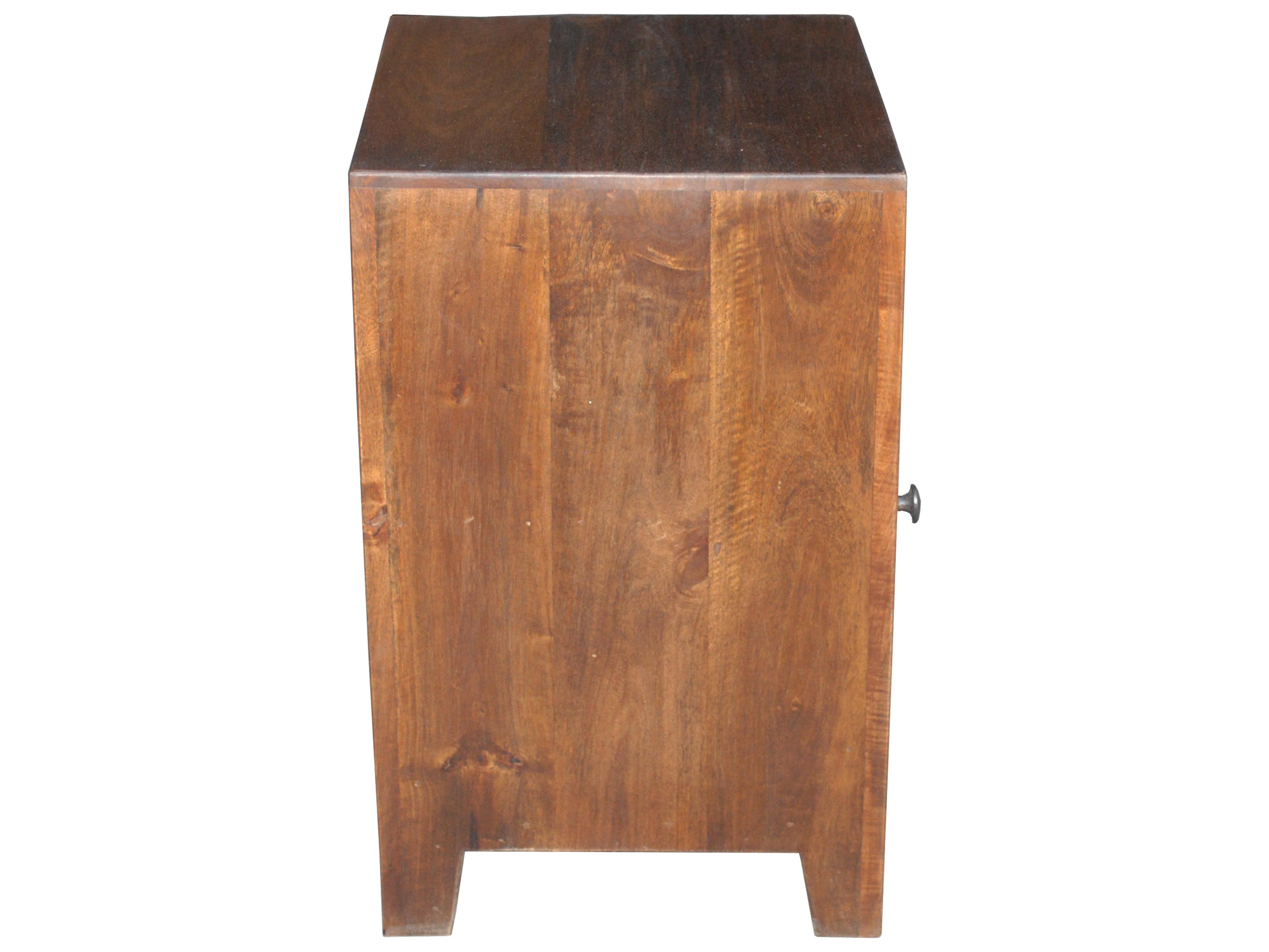 Classic Home Eben Brown Mango Wood Accent Chest