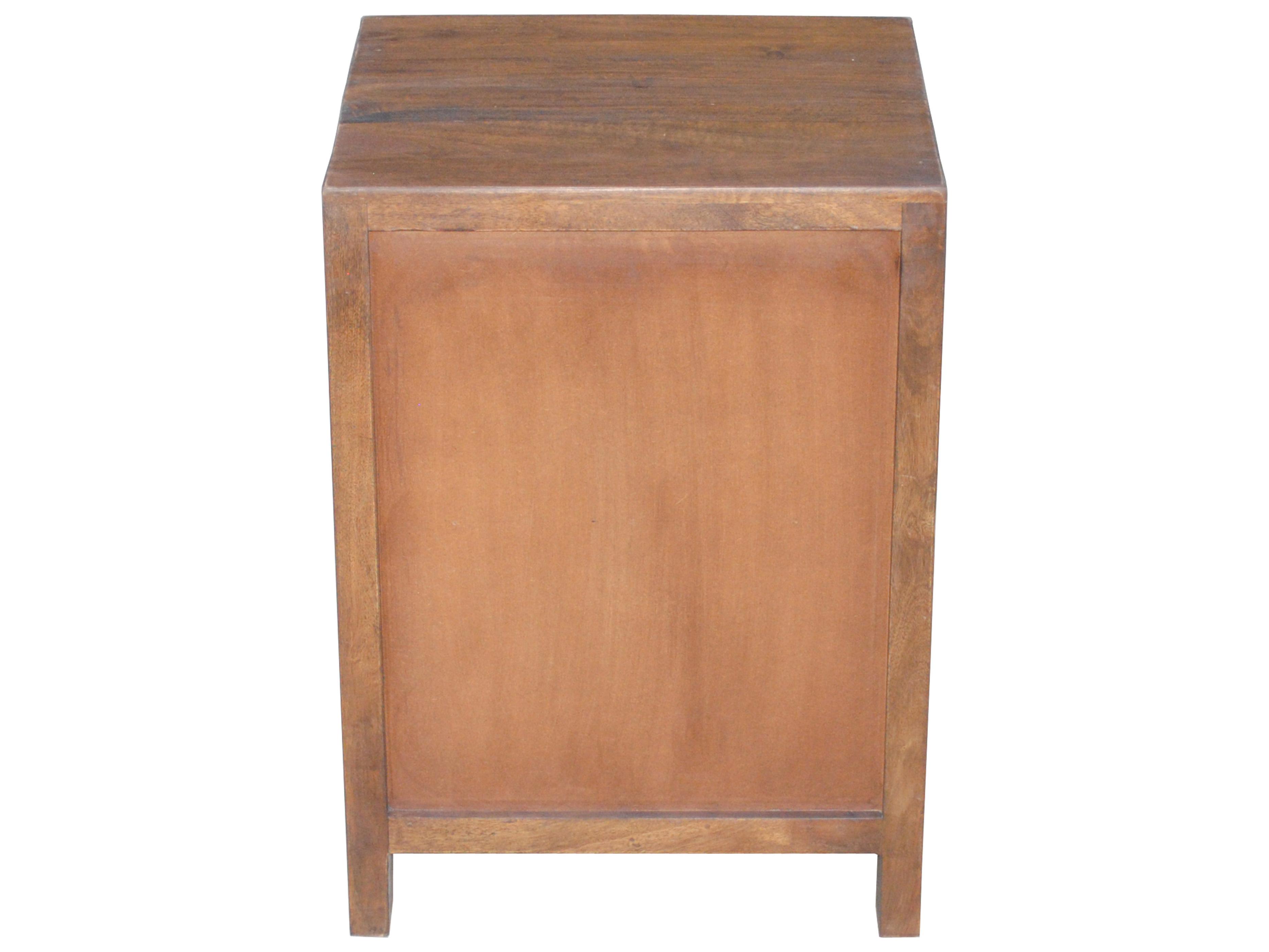 Classic Home Eben Brown Mango Wood Accent Chest
