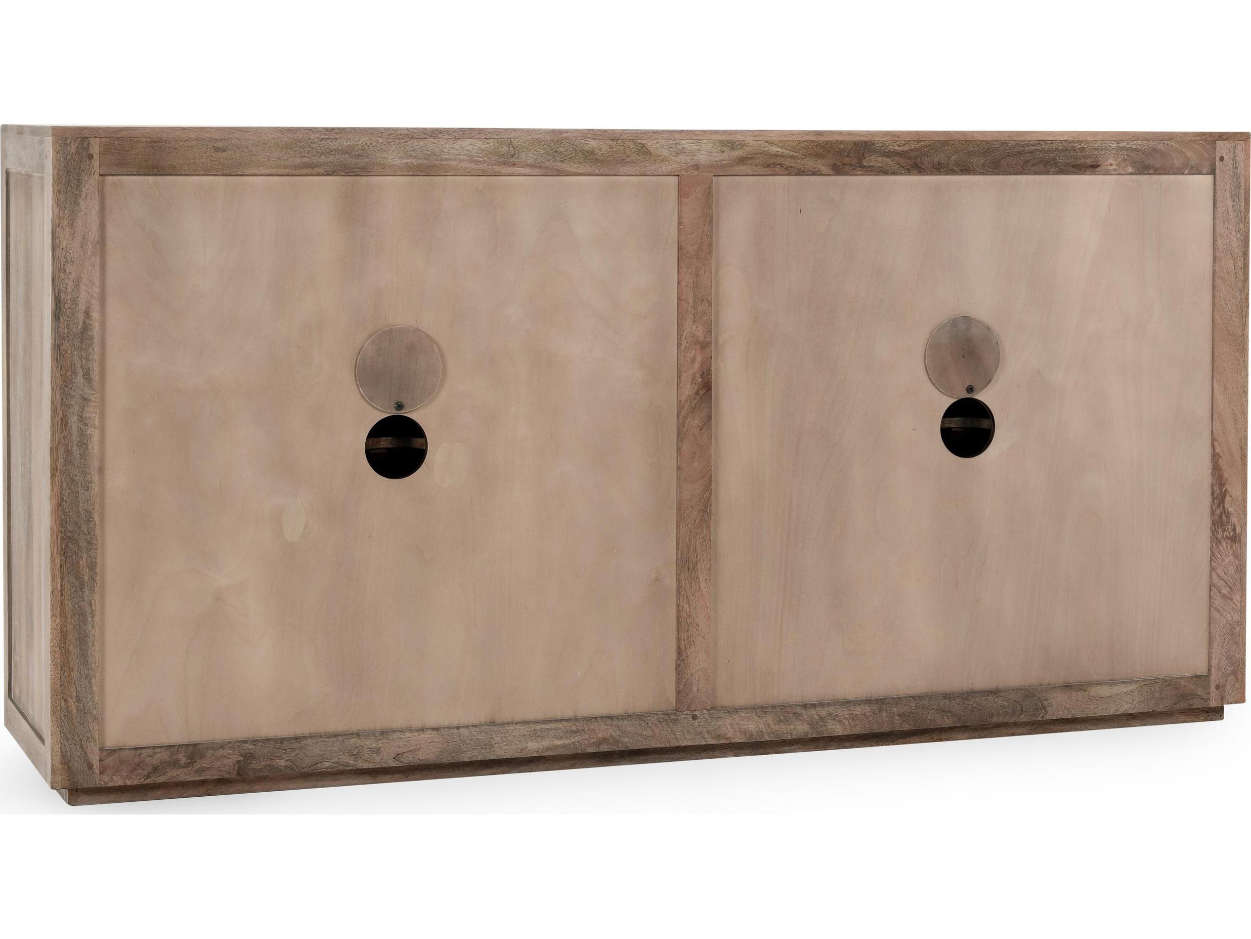 Classic Home Jensen 72" Mango Wood Taupe Sideboard