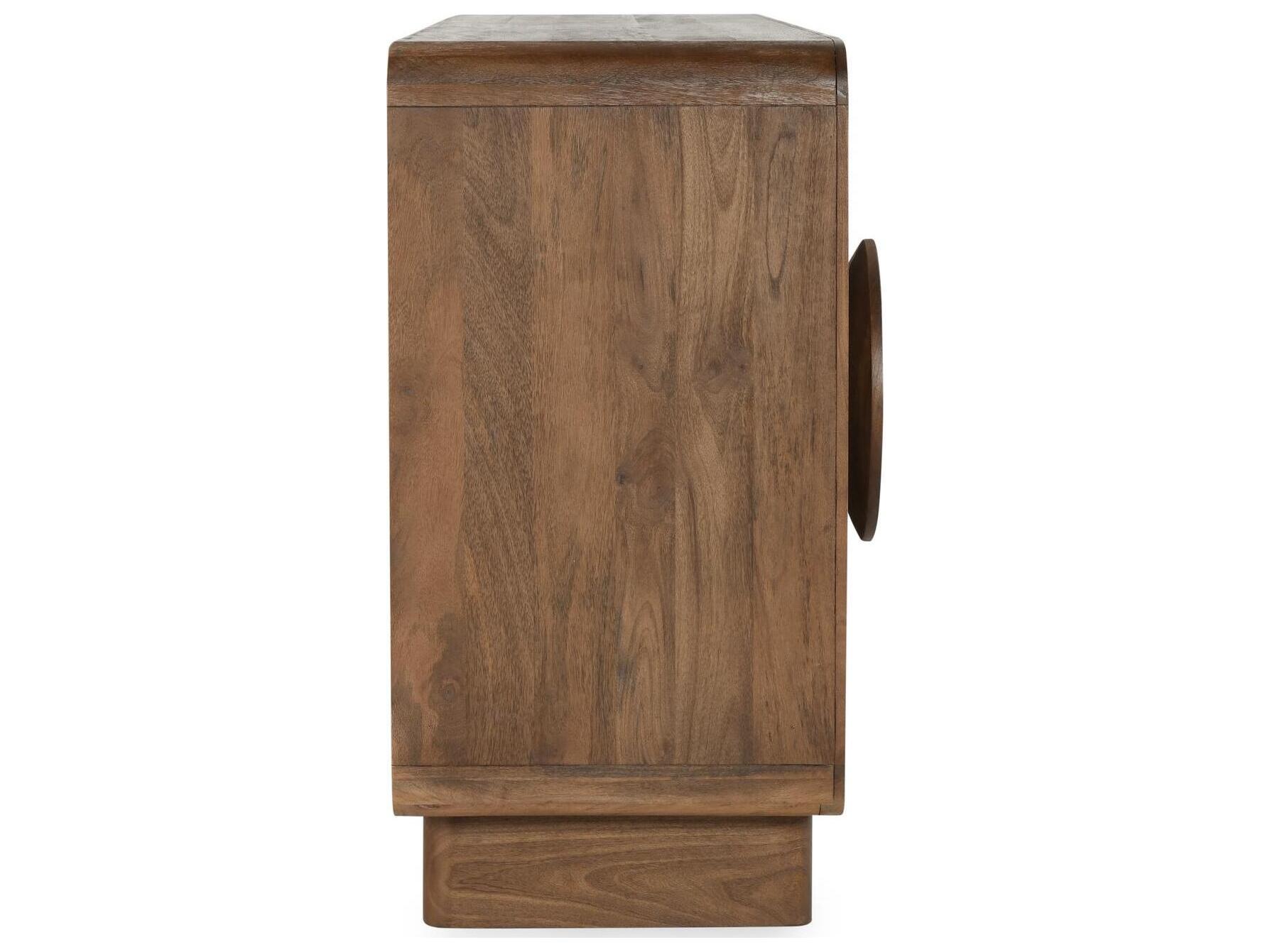 Classic Home Vally 85" Mango Wood Natural Sideboard