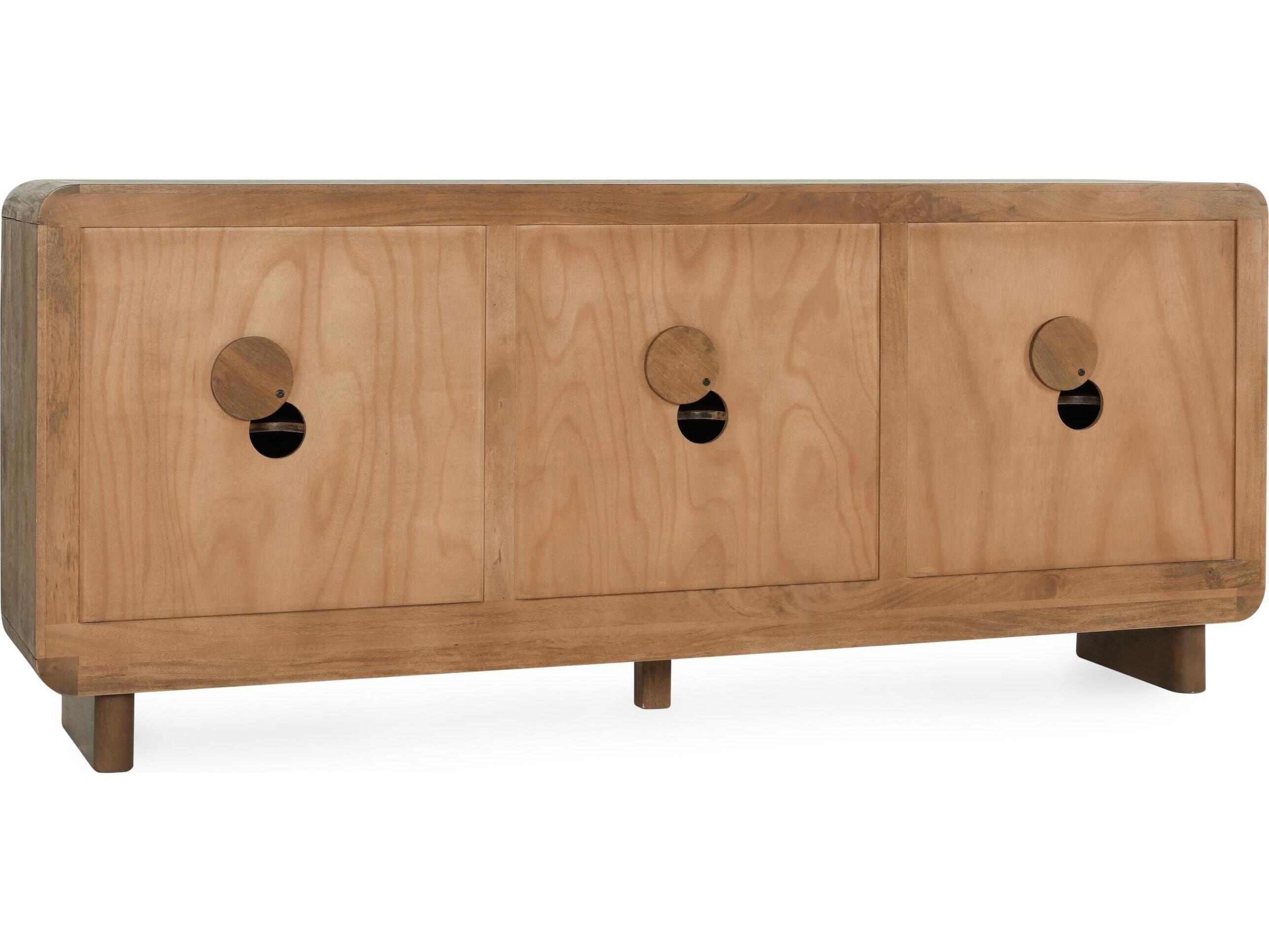 Classic Home Vally 85" Mango Wood Natural Sideboard