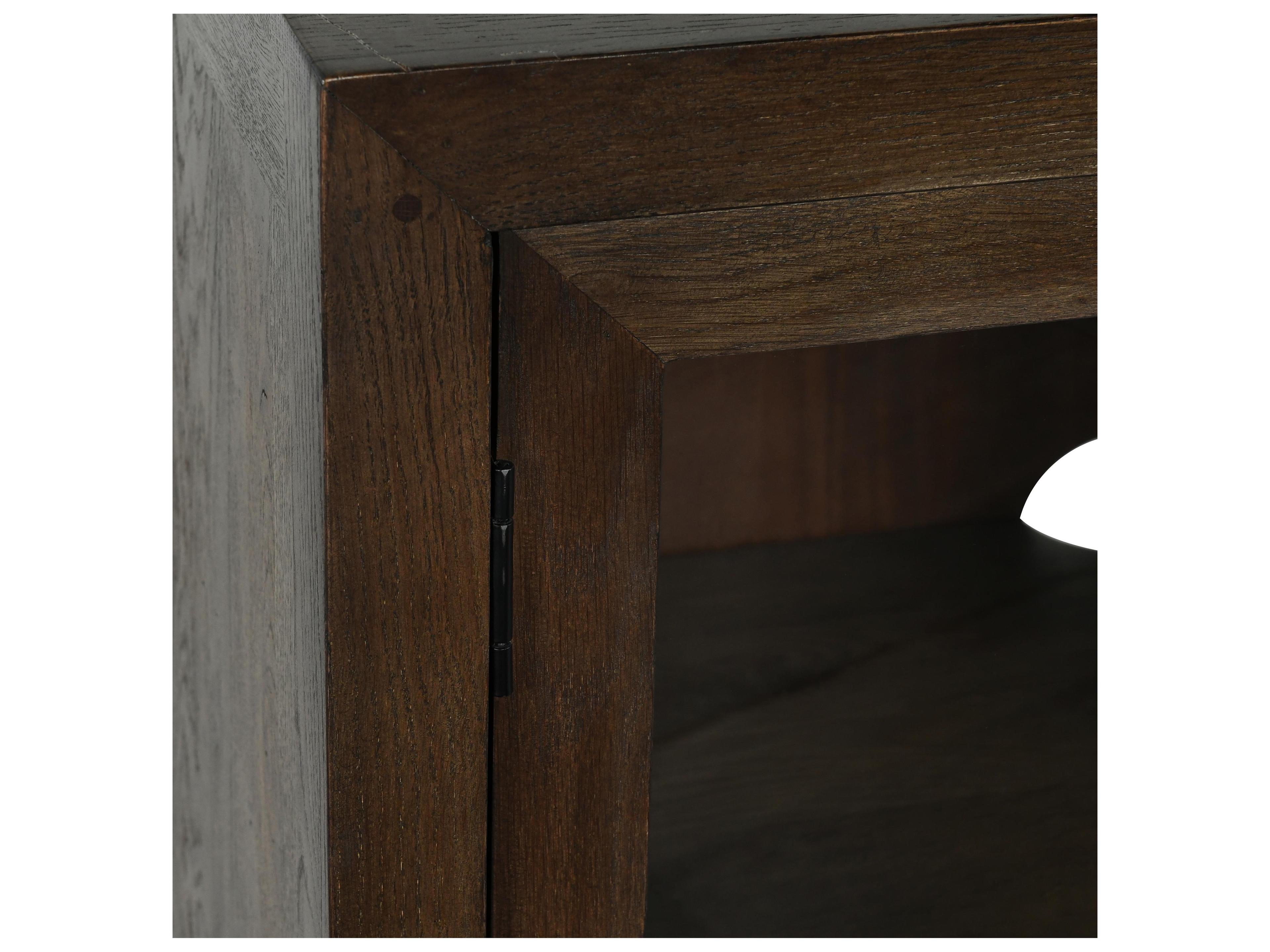 Classic Home Bradley Cocoa Brown Oak Wood Accent Chest