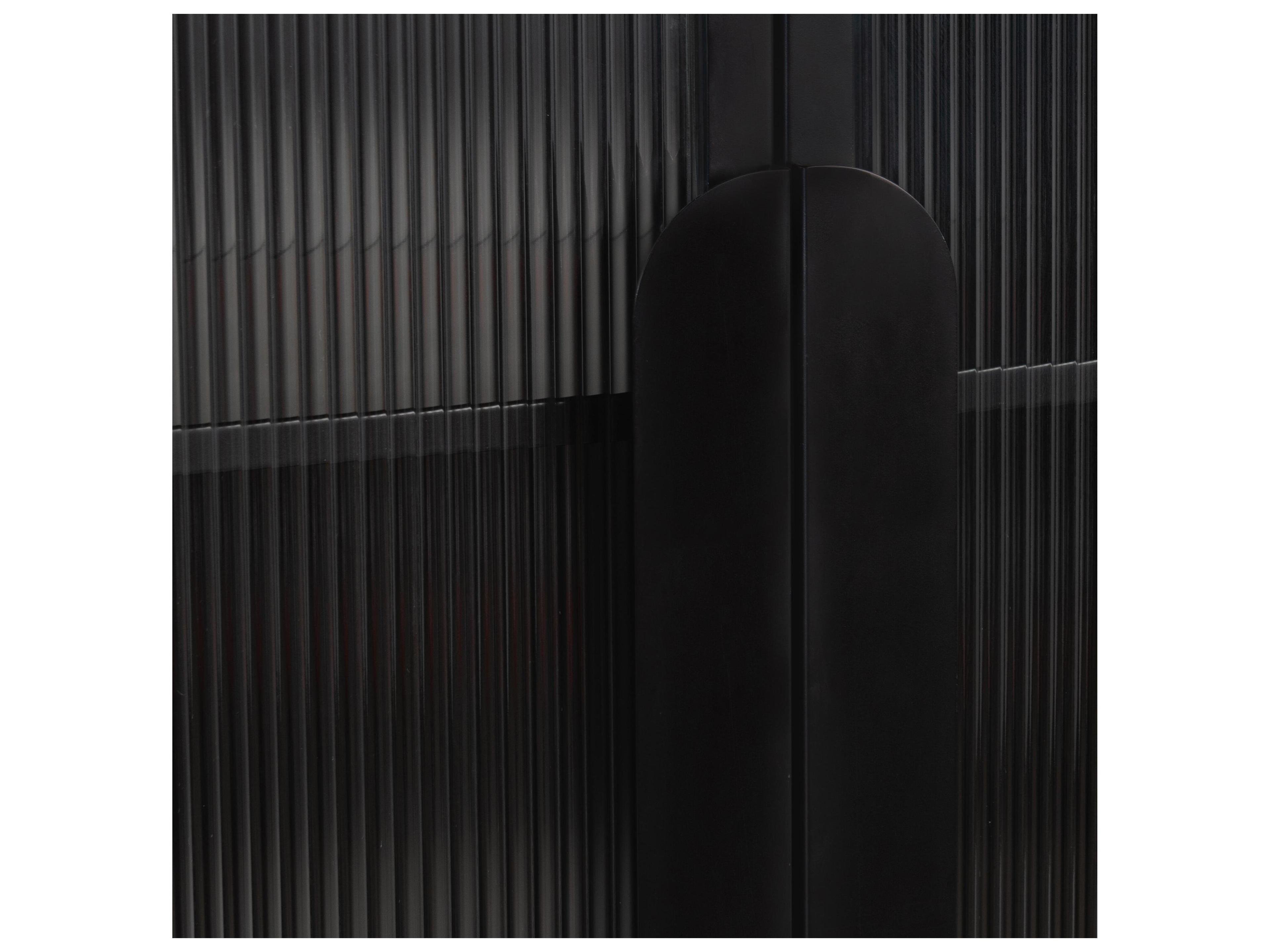 Classic Home Moca Black Display Cabinet