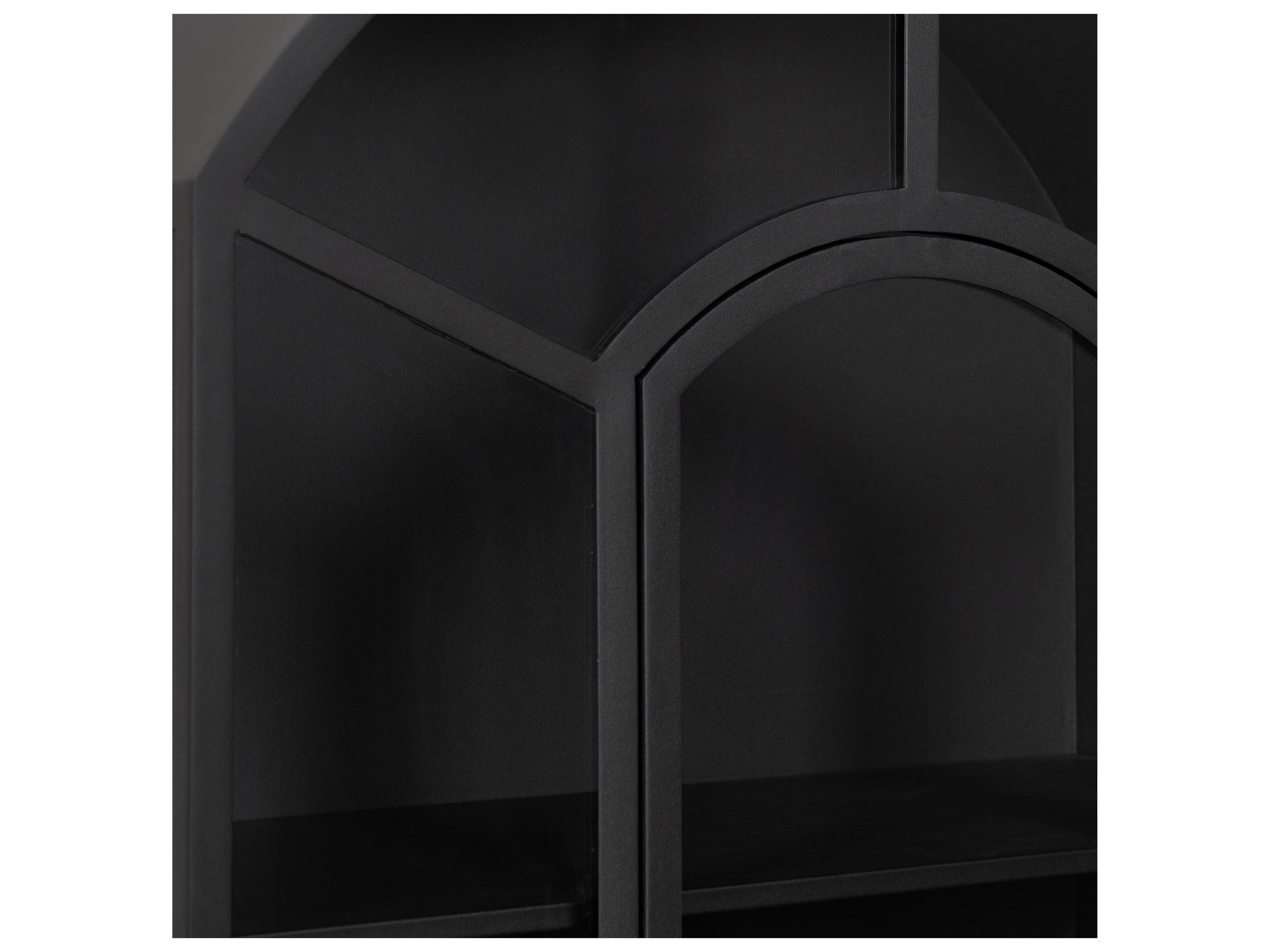 Classic Home Lillo Black Display Cabinet