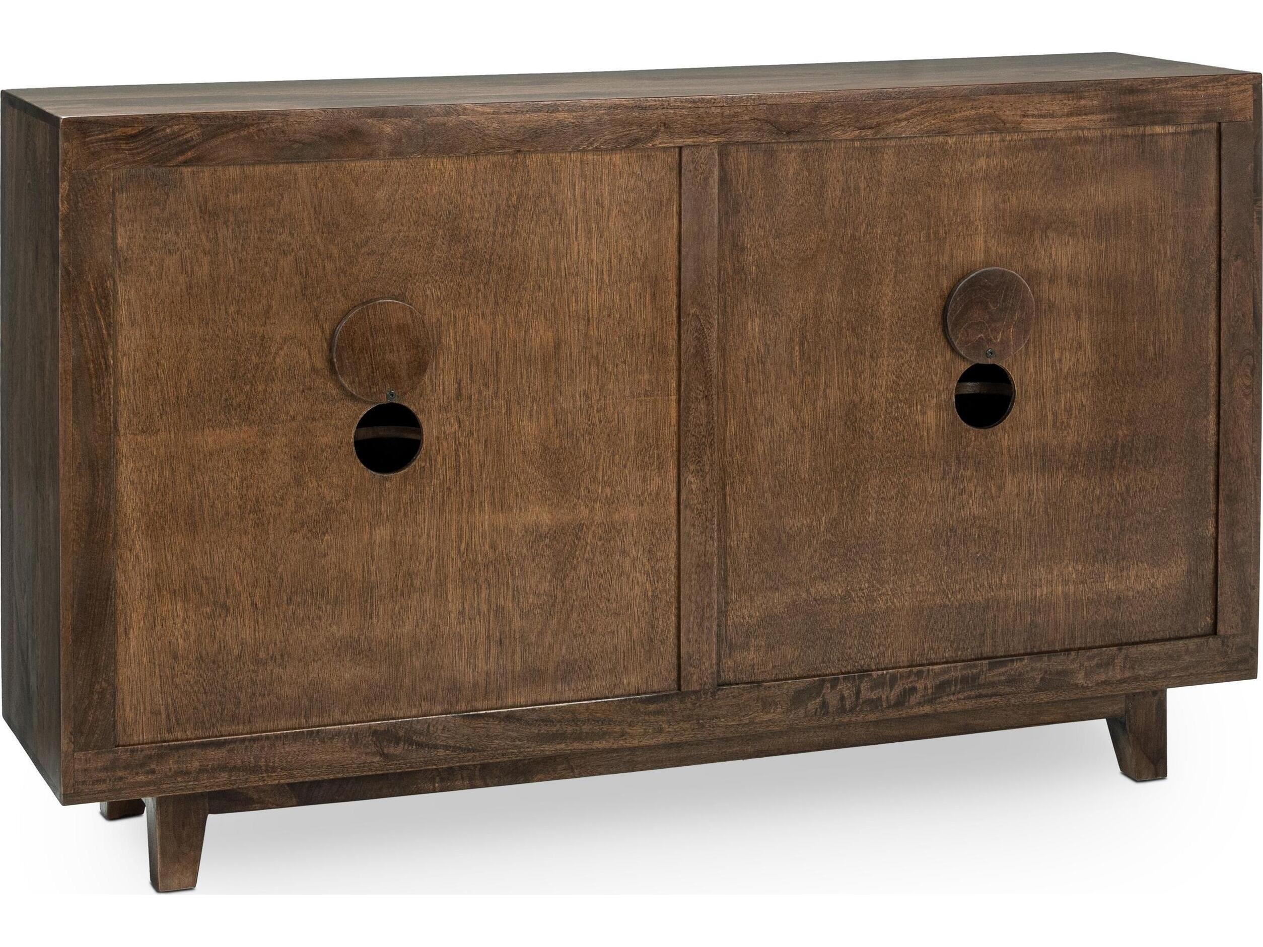 Classic Home Vivienne 65" Mango Wood Brown Sideboard