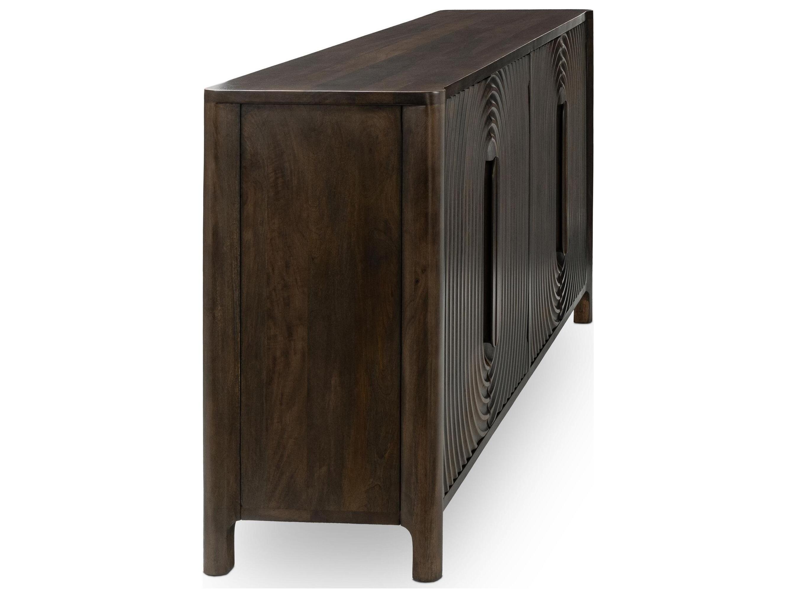 Classic Home Colson 80" Mango Wood Coffee Brown Sideboard