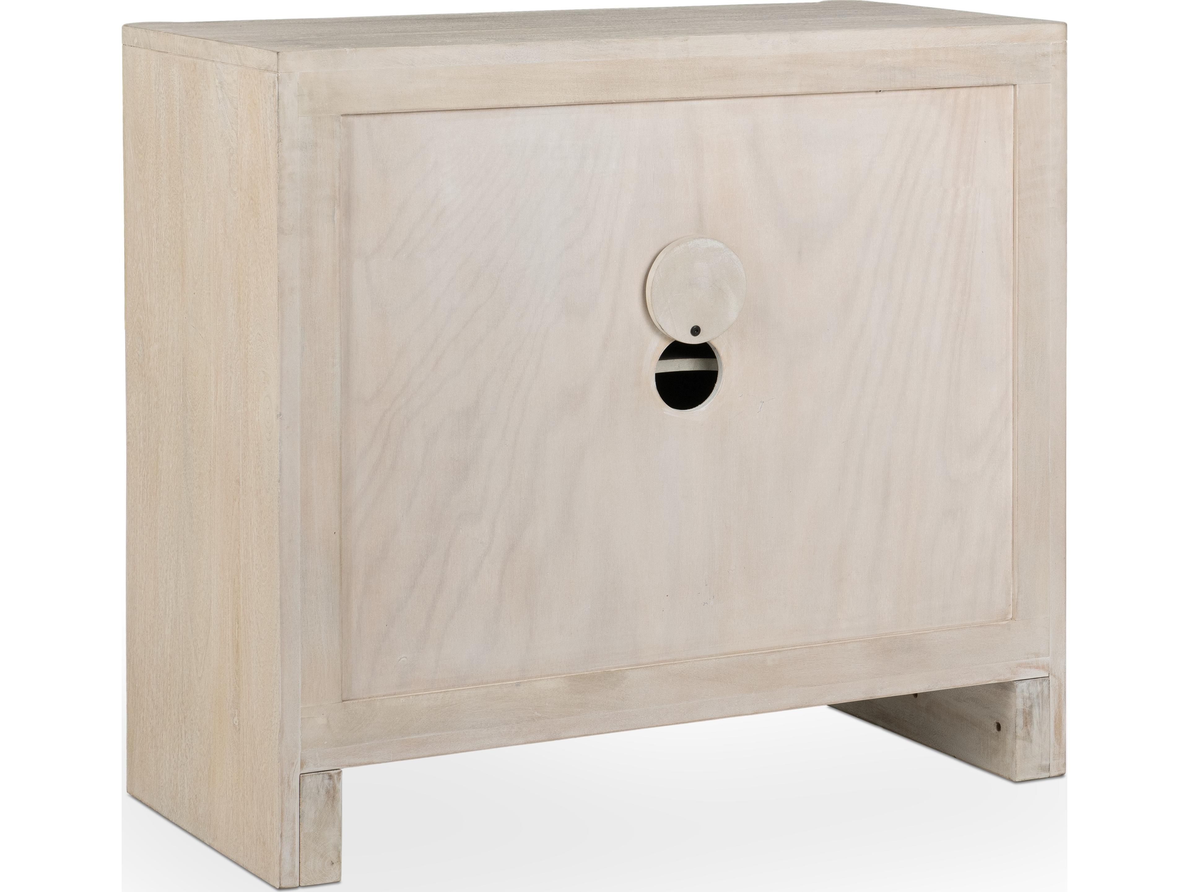 Classic Home Ledro Cream Beige Mango Wood Accent Chest