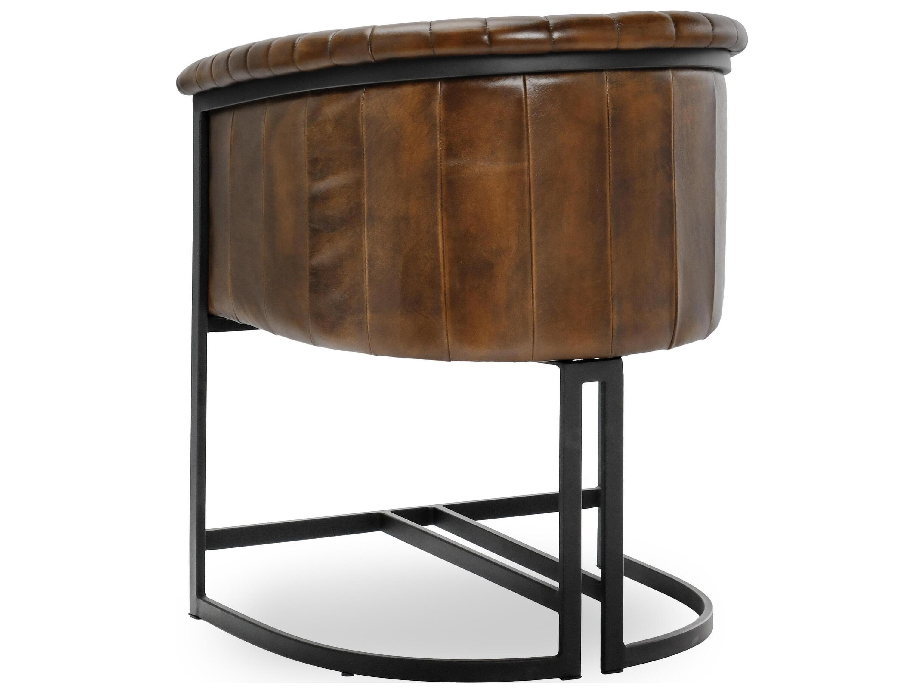 Classic Home Seville Black Leather Arm Dining Chair