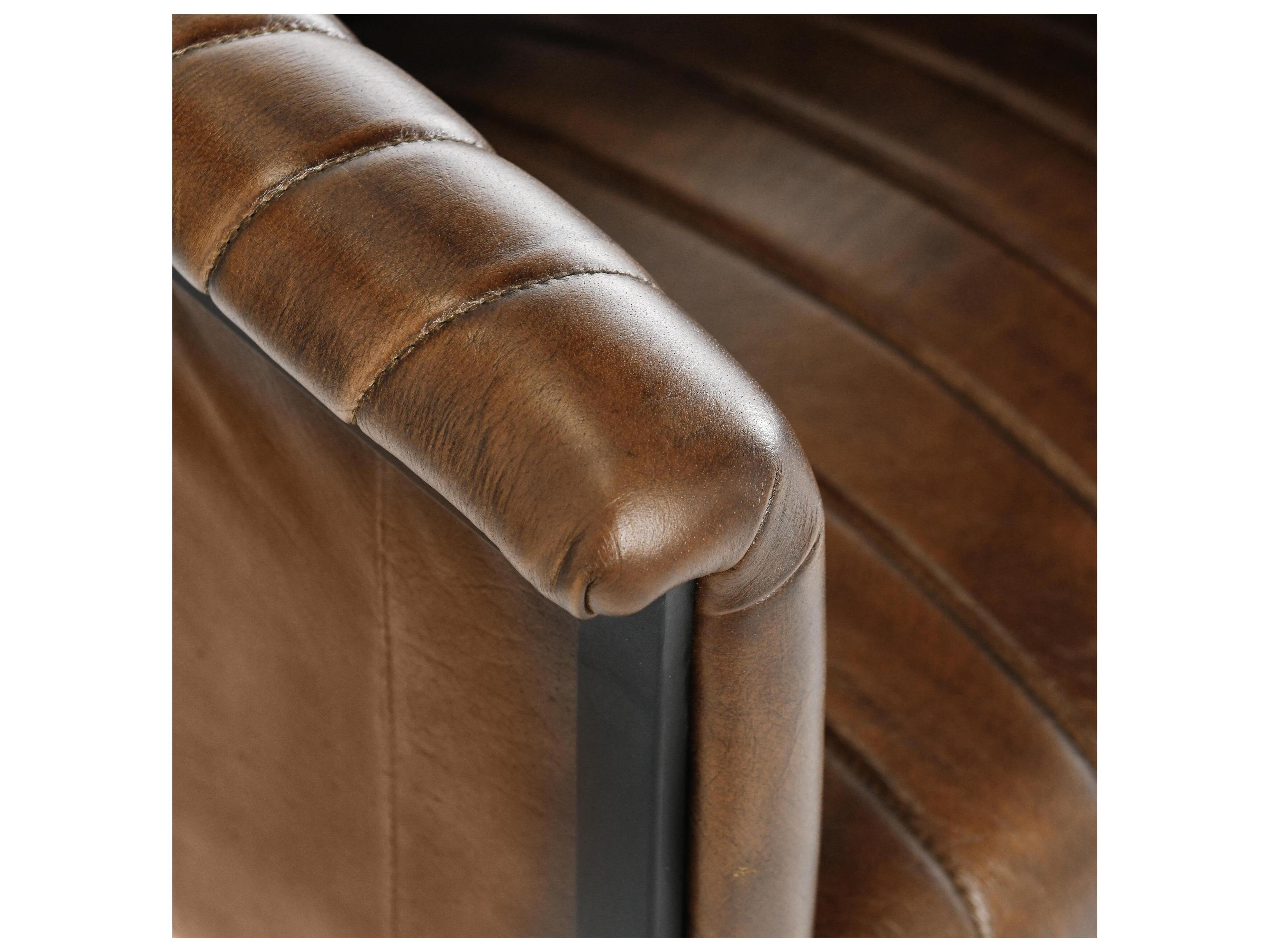 Classic Home Seville Black Leather Arm Dining Chair