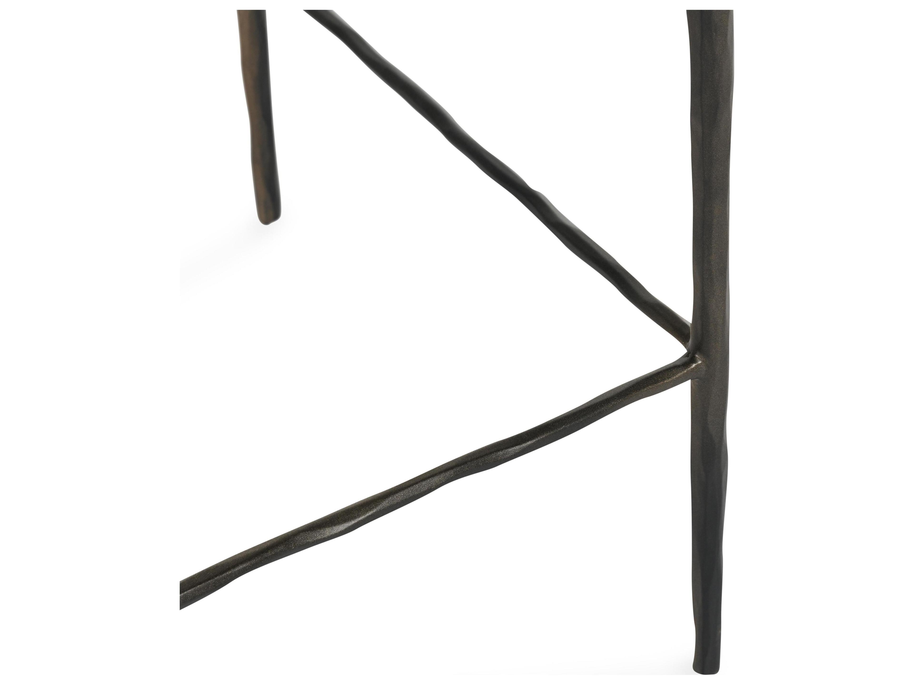 Classic Home Bose Cocoa Brown Leather Counter Stool