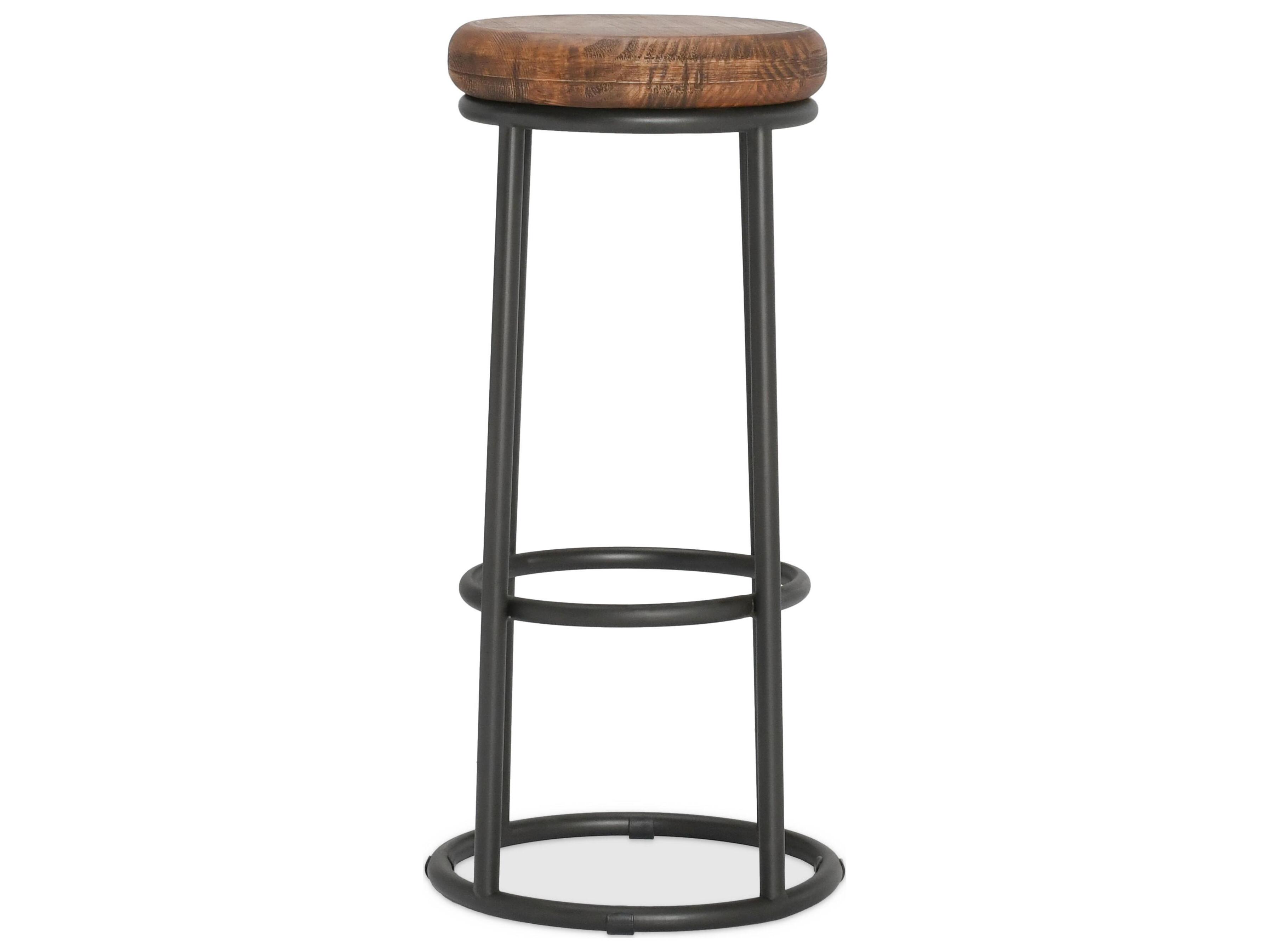 Classic Home Jaden Mahogany Brown Top Wood Bar Stool