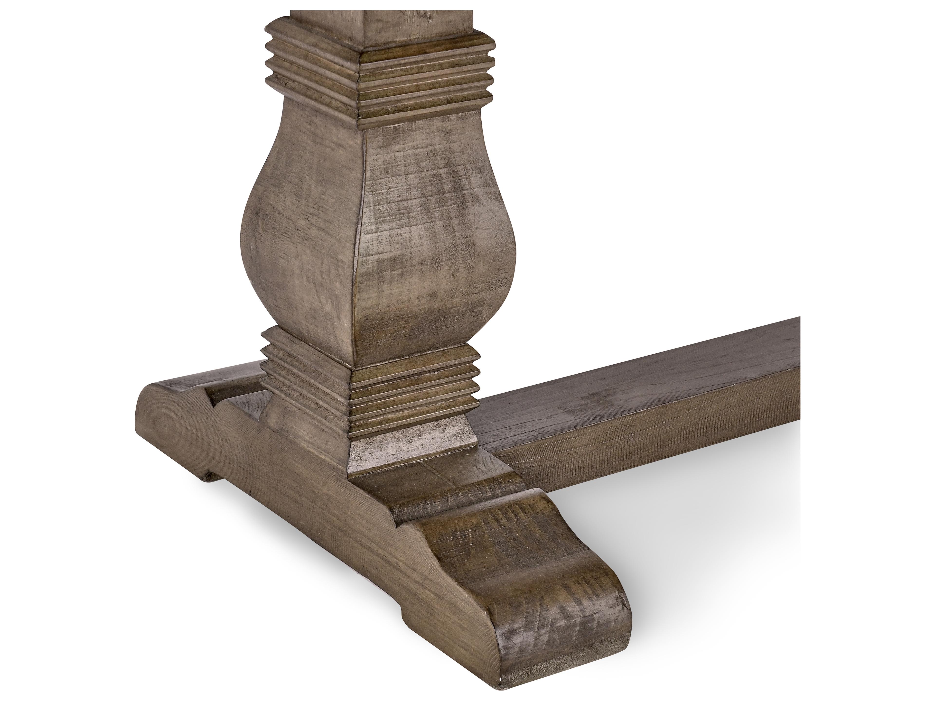 Classic Home Caleb Distressed Brown Accent Bench