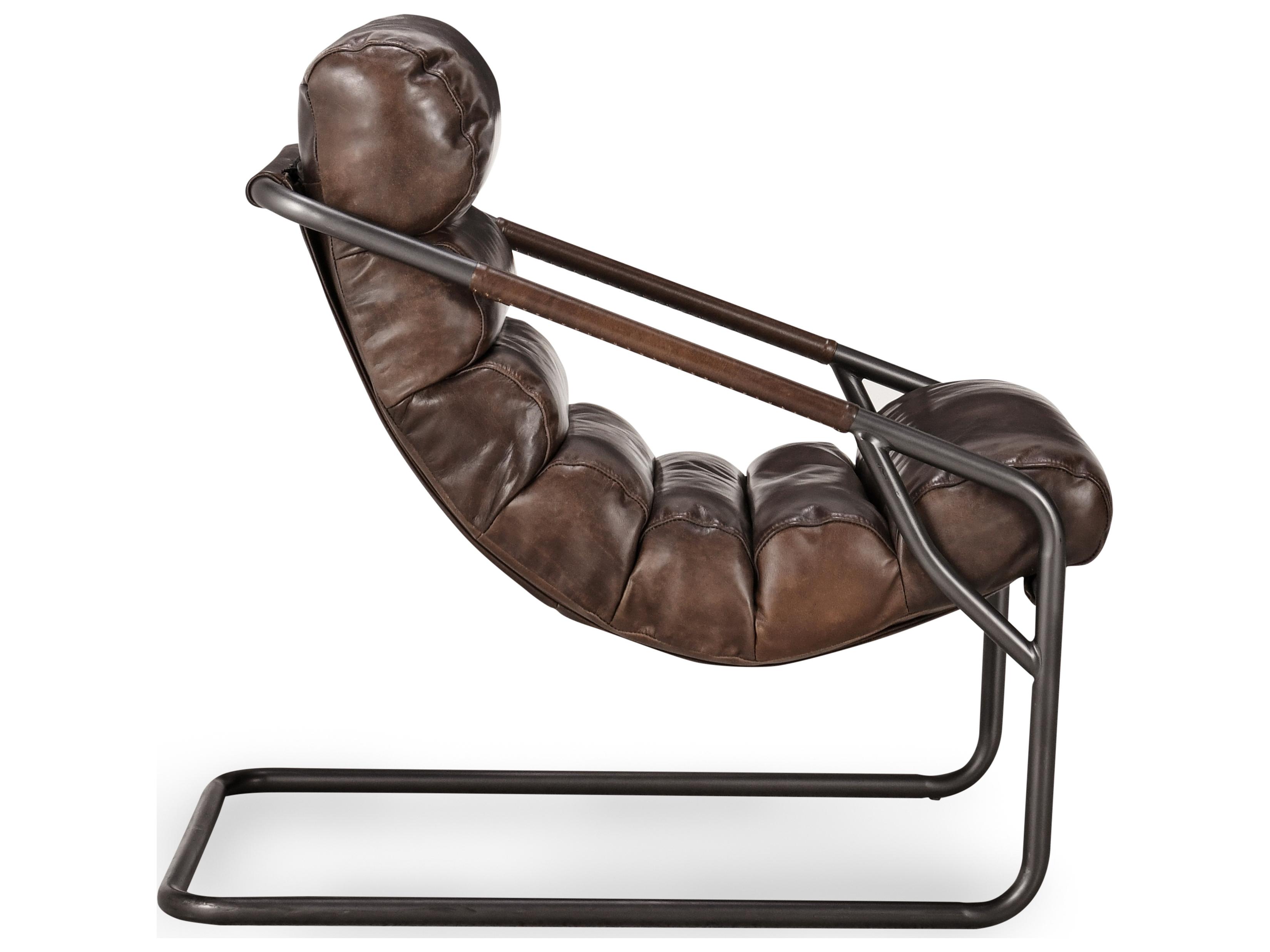 Classic Home Jackson Black Leather Accent Chair