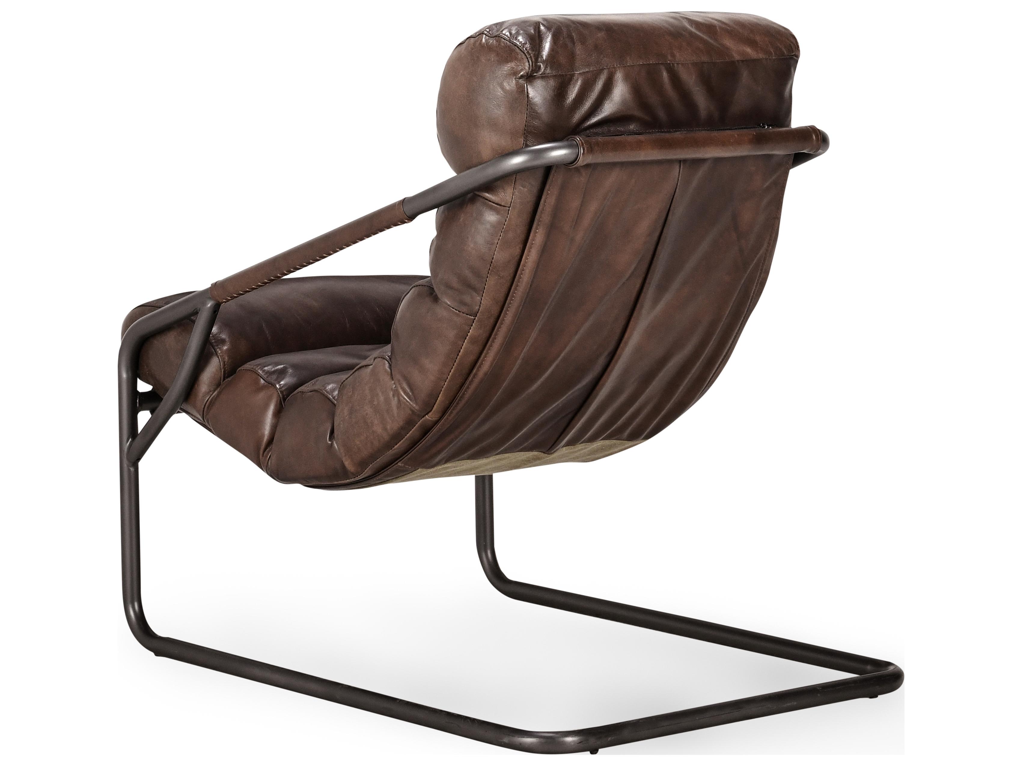 Classic Home Jackson Black Leather Accent Chair