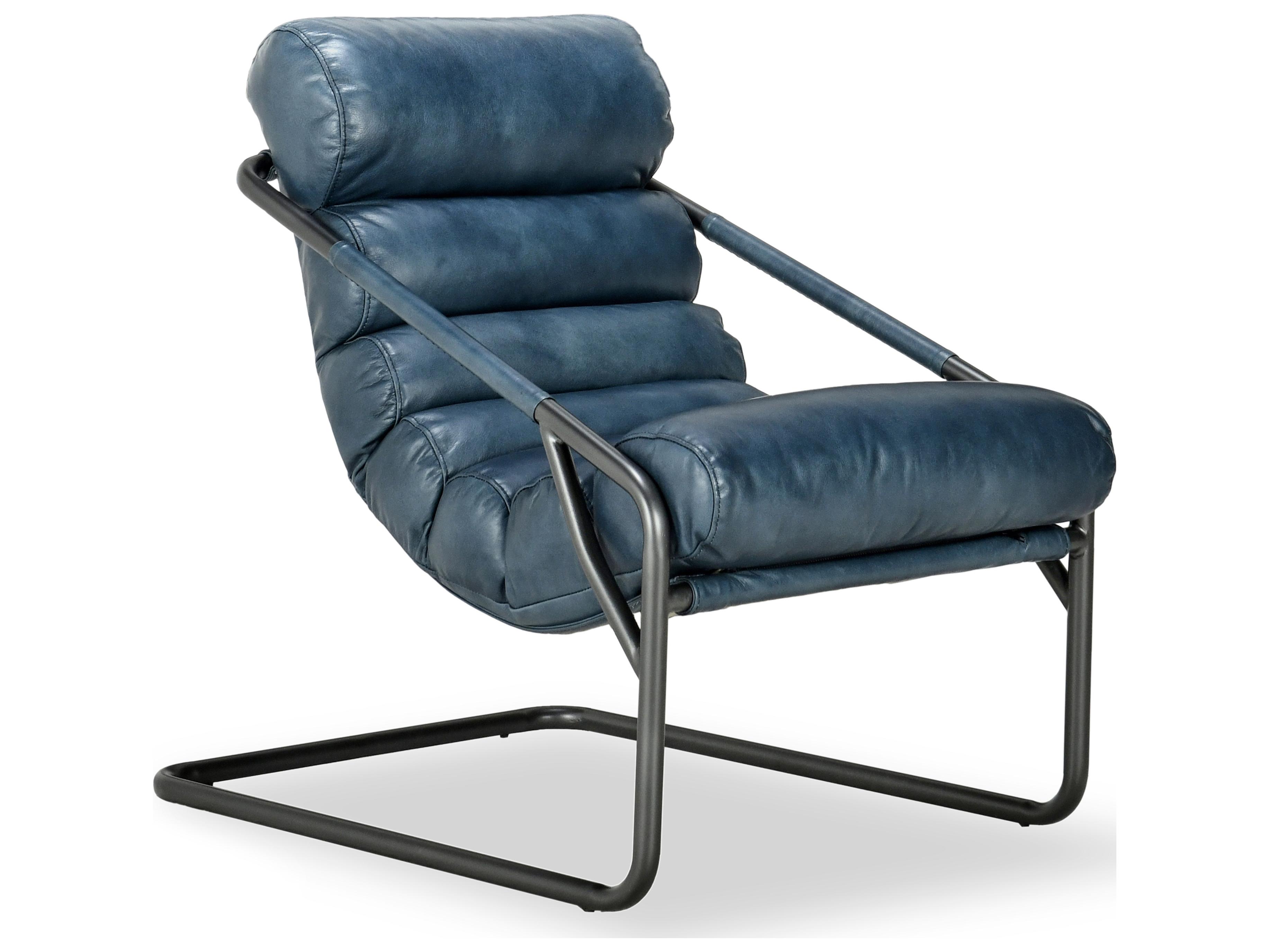 Classic Home Jackson Black Leather Accent Chair