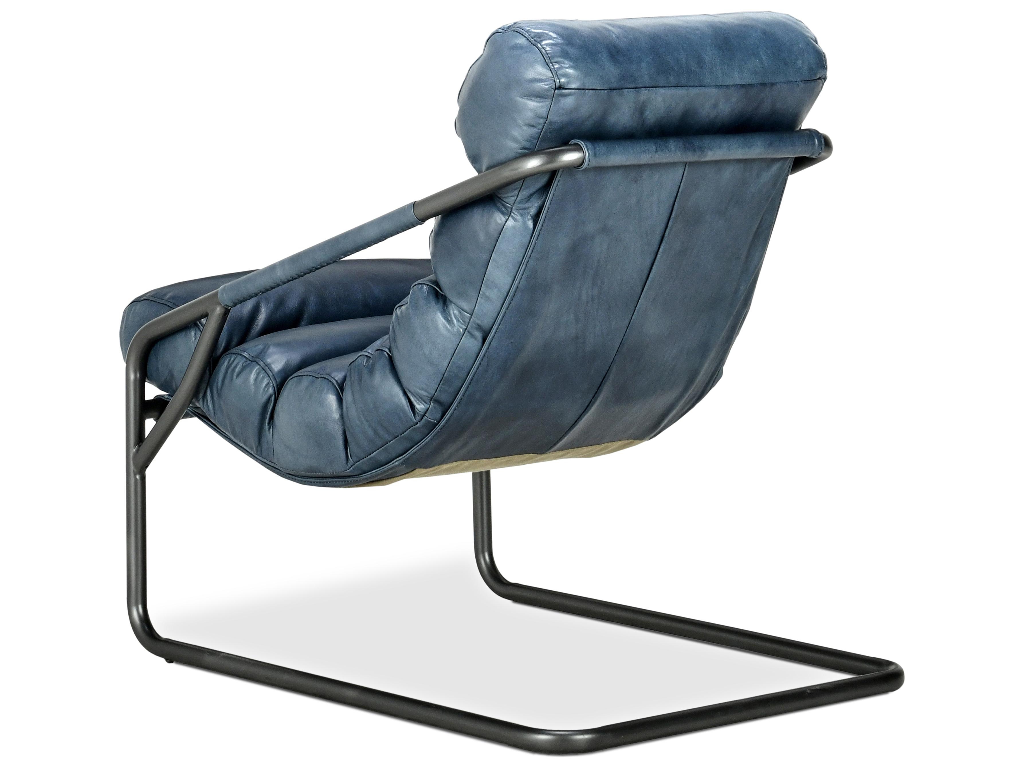 Classic Home Jackson Black Leather Accent Chair