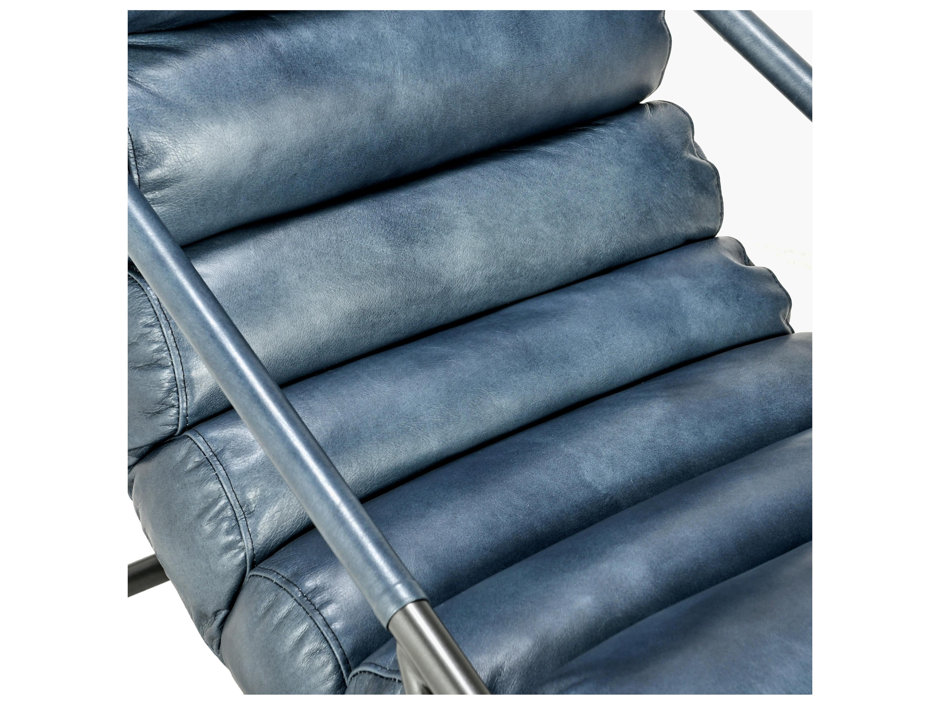 Classic Home Jackson Black Leather Accent Chair