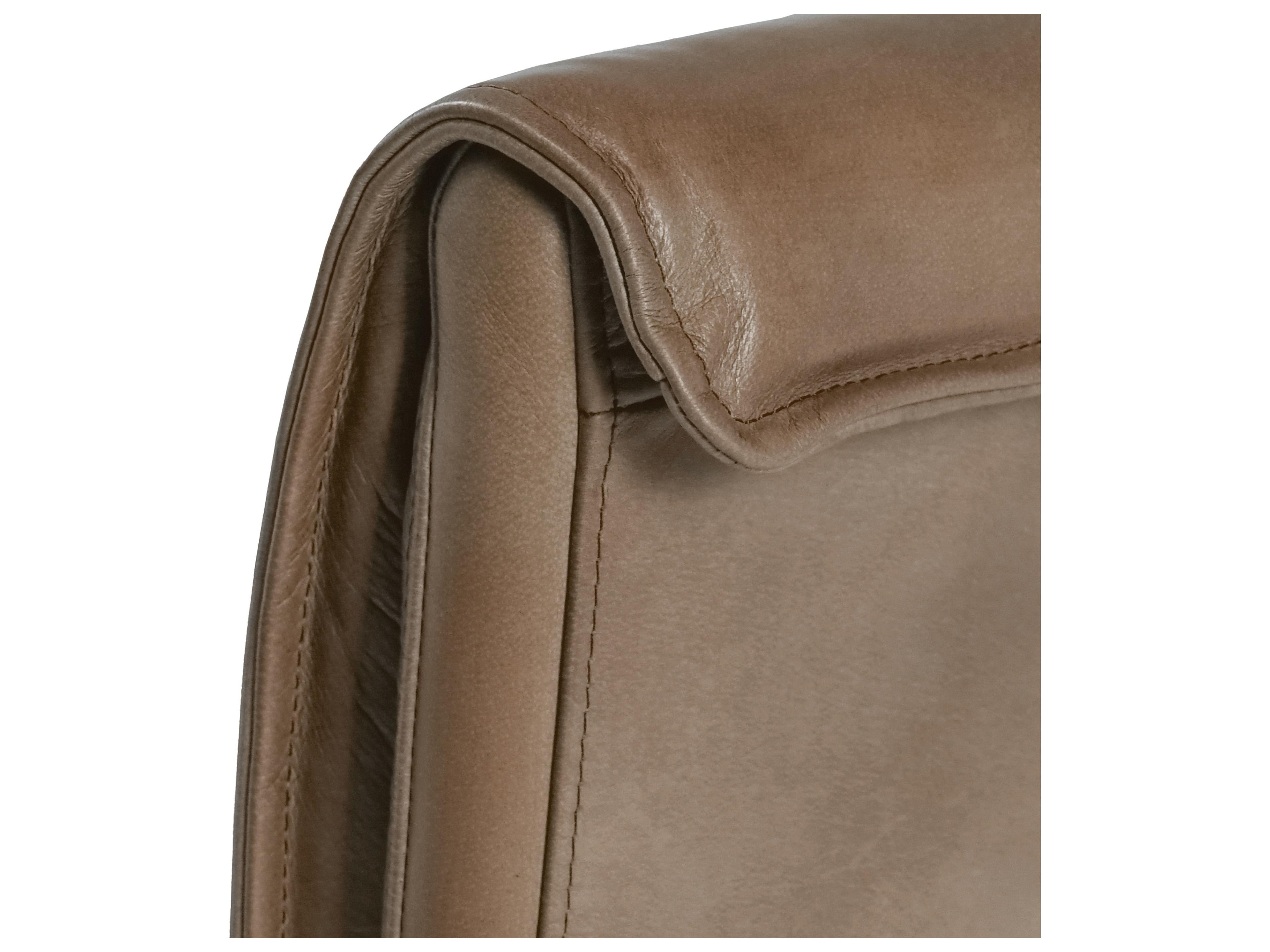 Classic Home Mayer Tan Leather Bar Stool