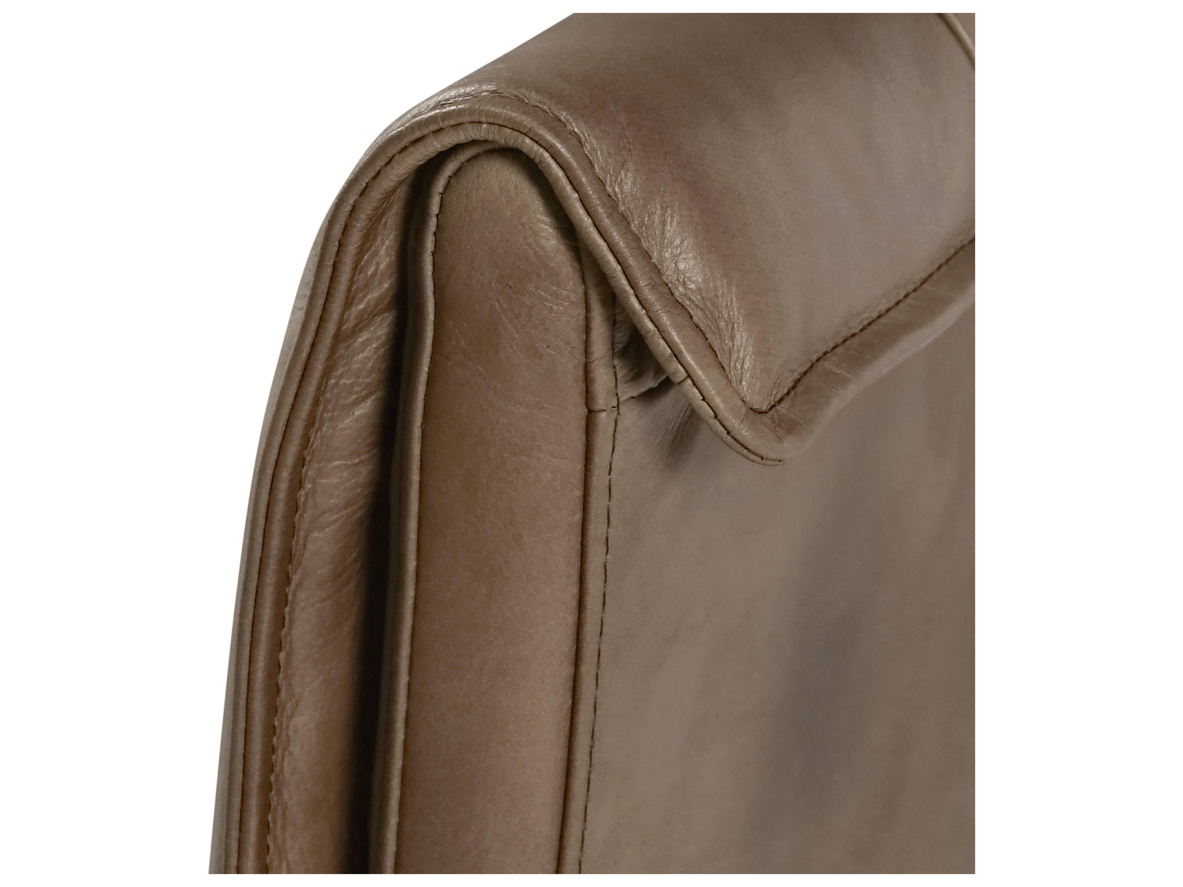 Classic Home Mayer Tan Leather Bar Stool