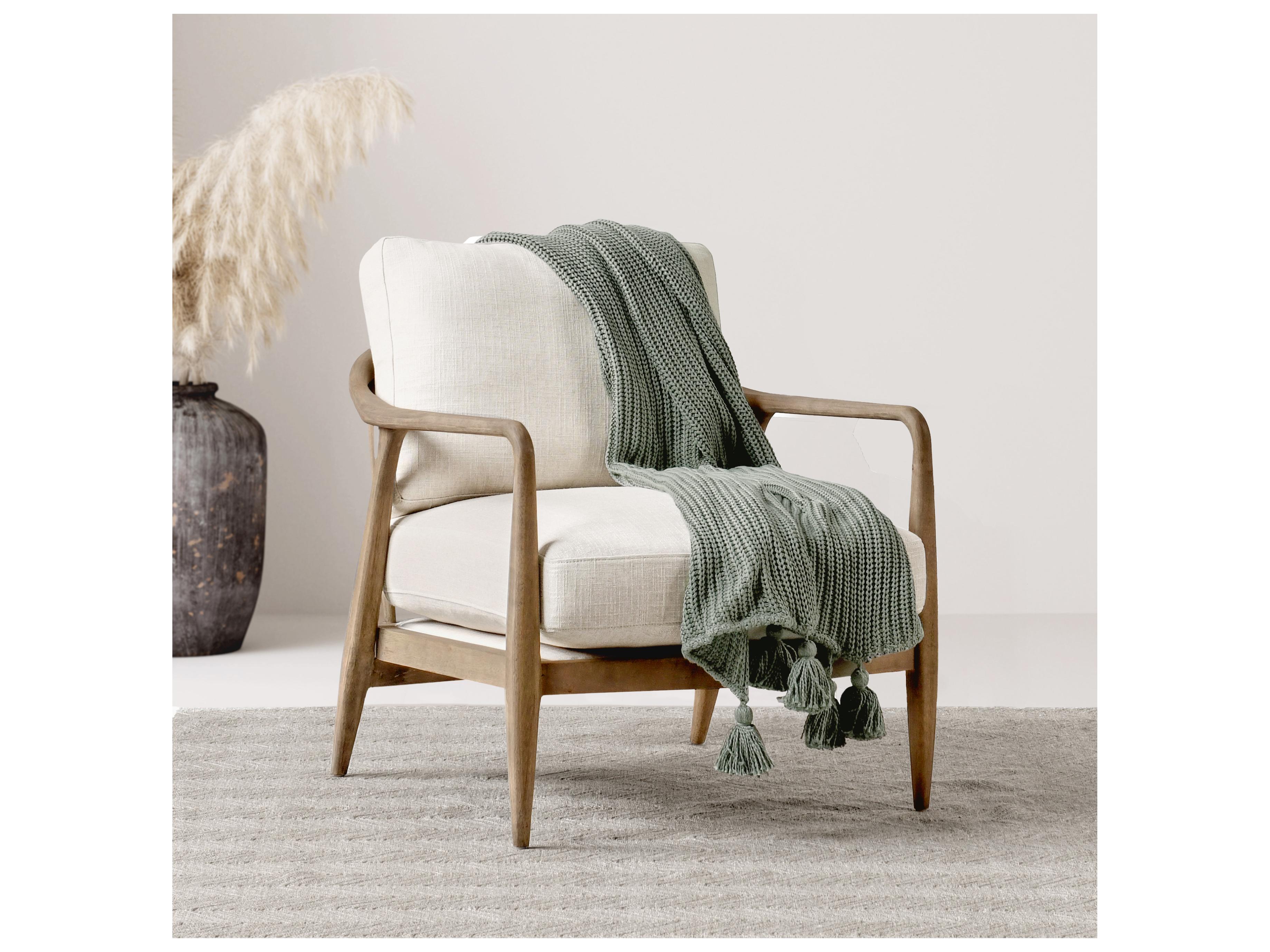 Classic Home Lennon Beige Accent Chair