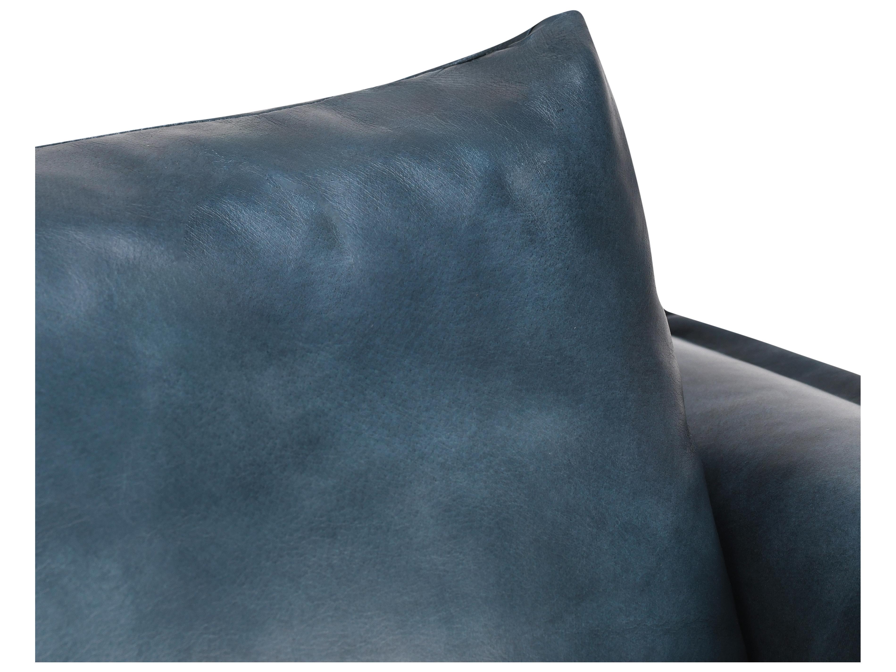 Classic Home Abigail Black Leather Club Chair