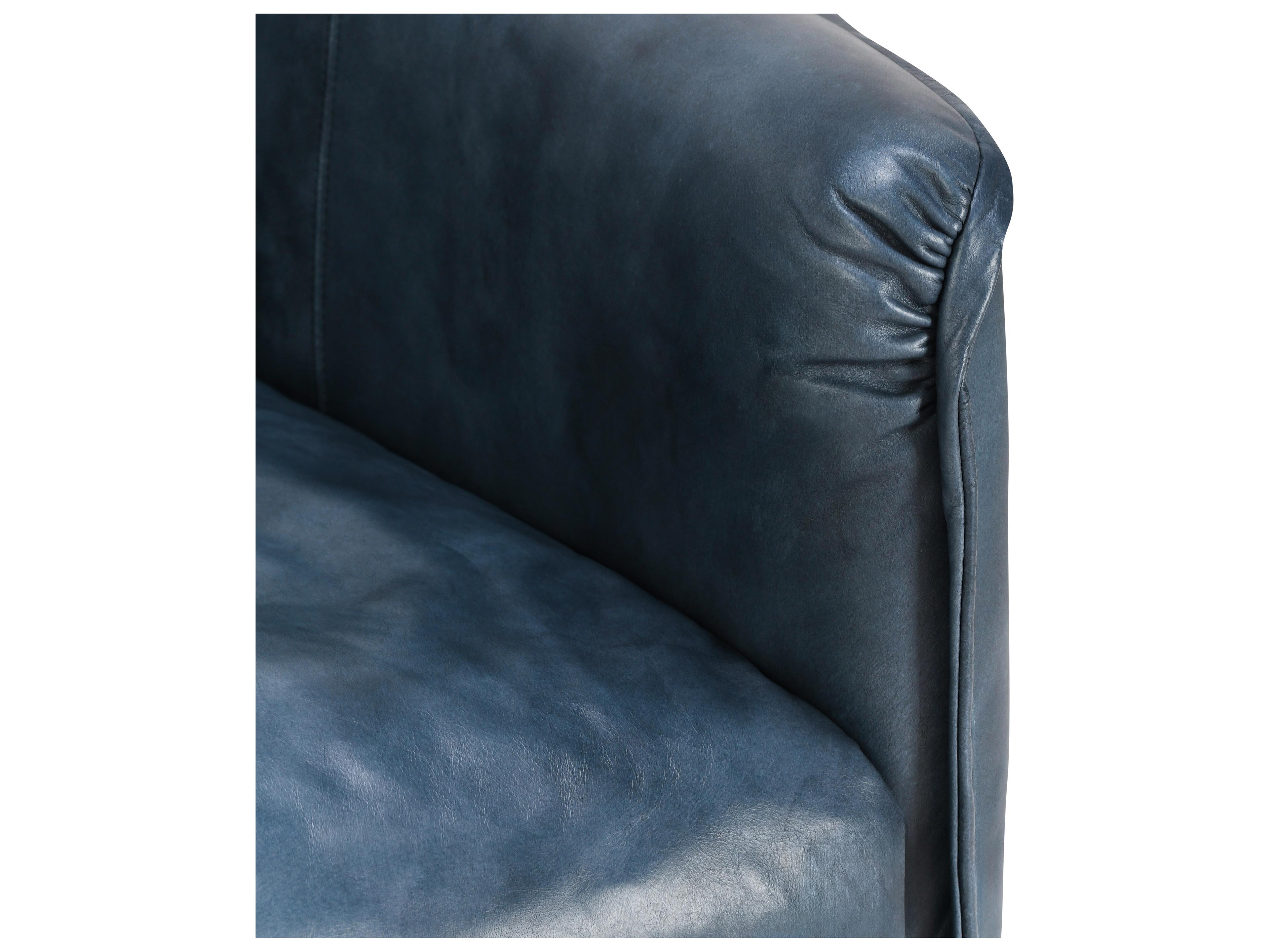 Classic Home Abigail Black Leather Club Chair