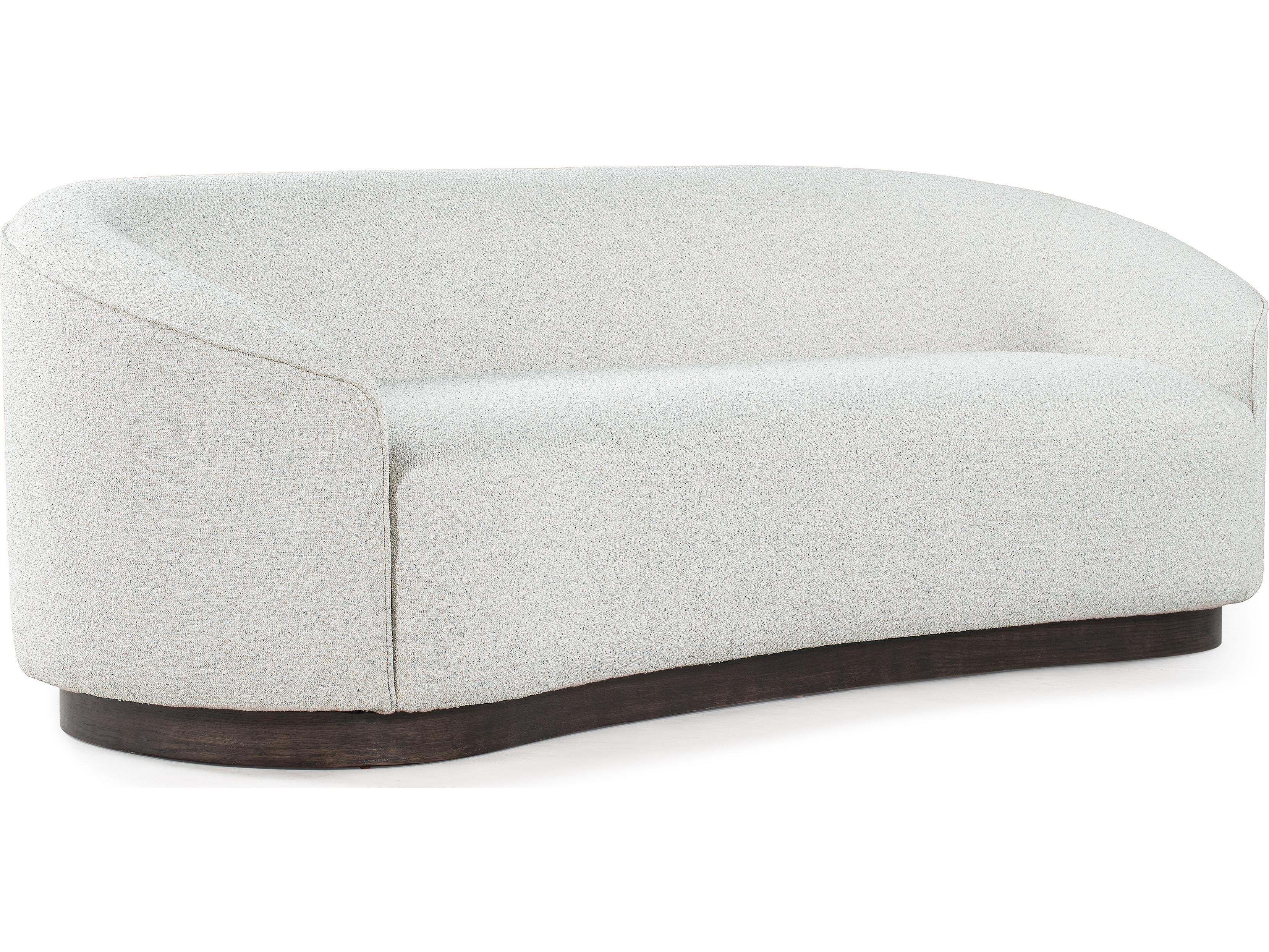 Classic Home Beverly Oatmeal White Upholstered Sofa