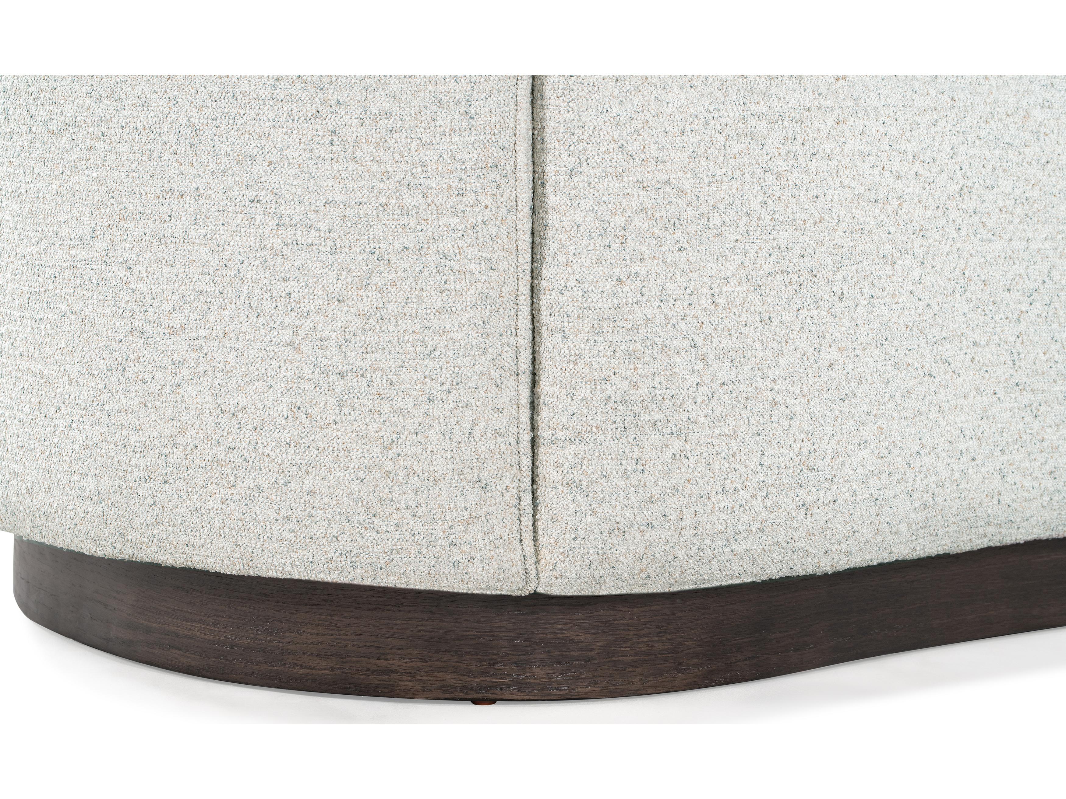 Classic Home Beverly Oatmeal White Upholstered Sofa