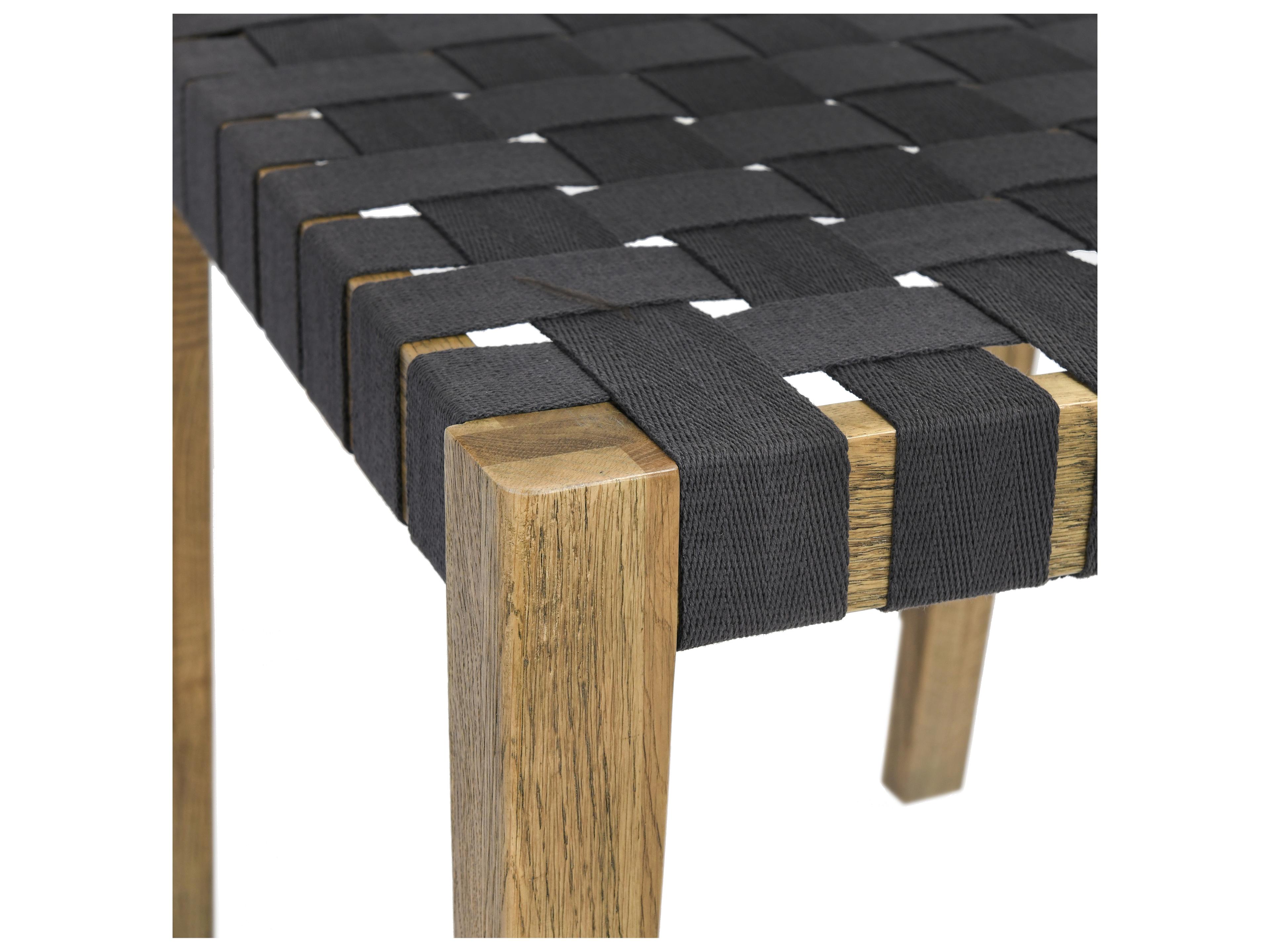 Classic Home Orlando Oak Wood Brown Upholstered Armless Dining Chair Set of 2