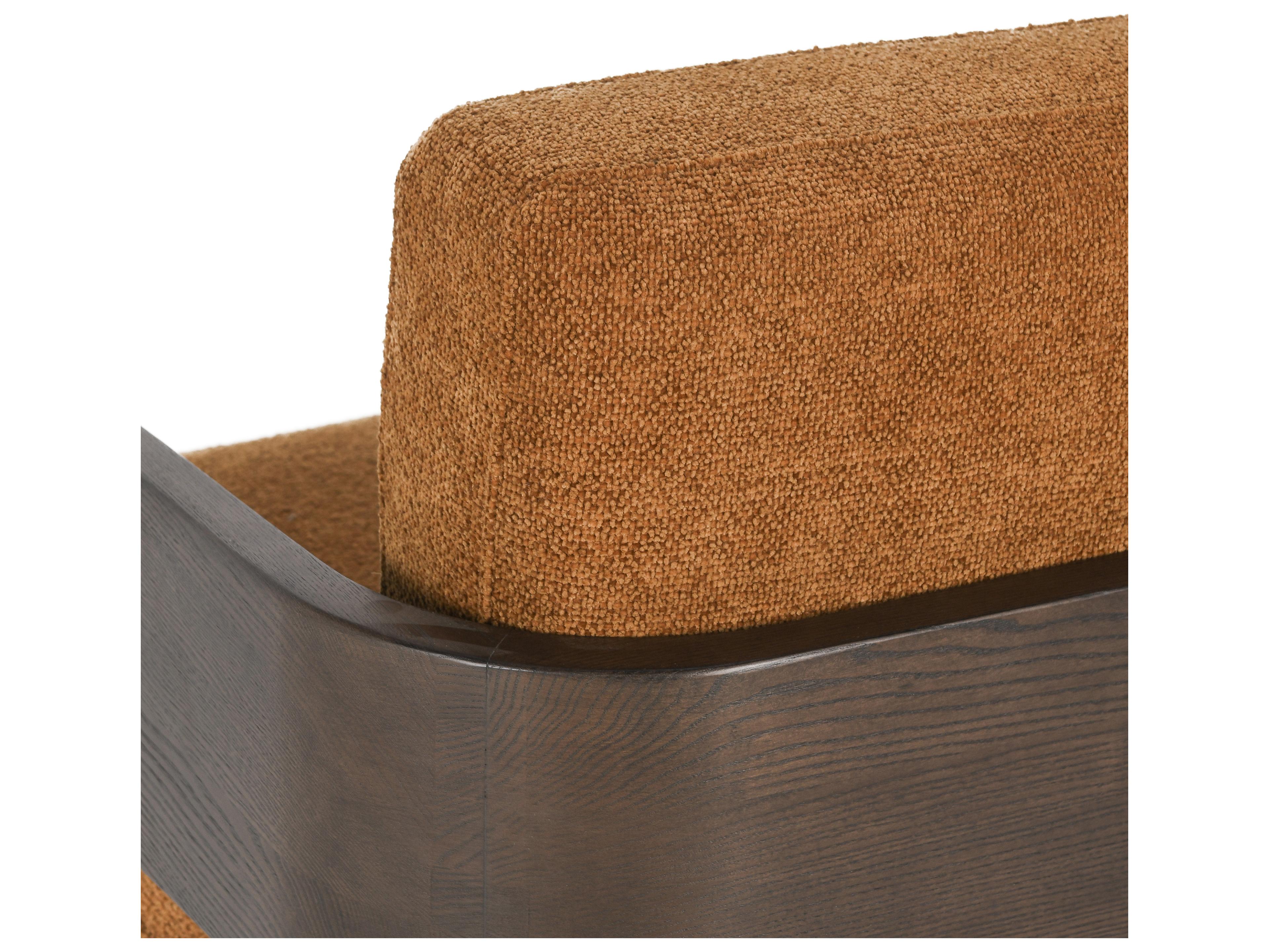 Classic Home Toscana Swivel Brown Accent Chair