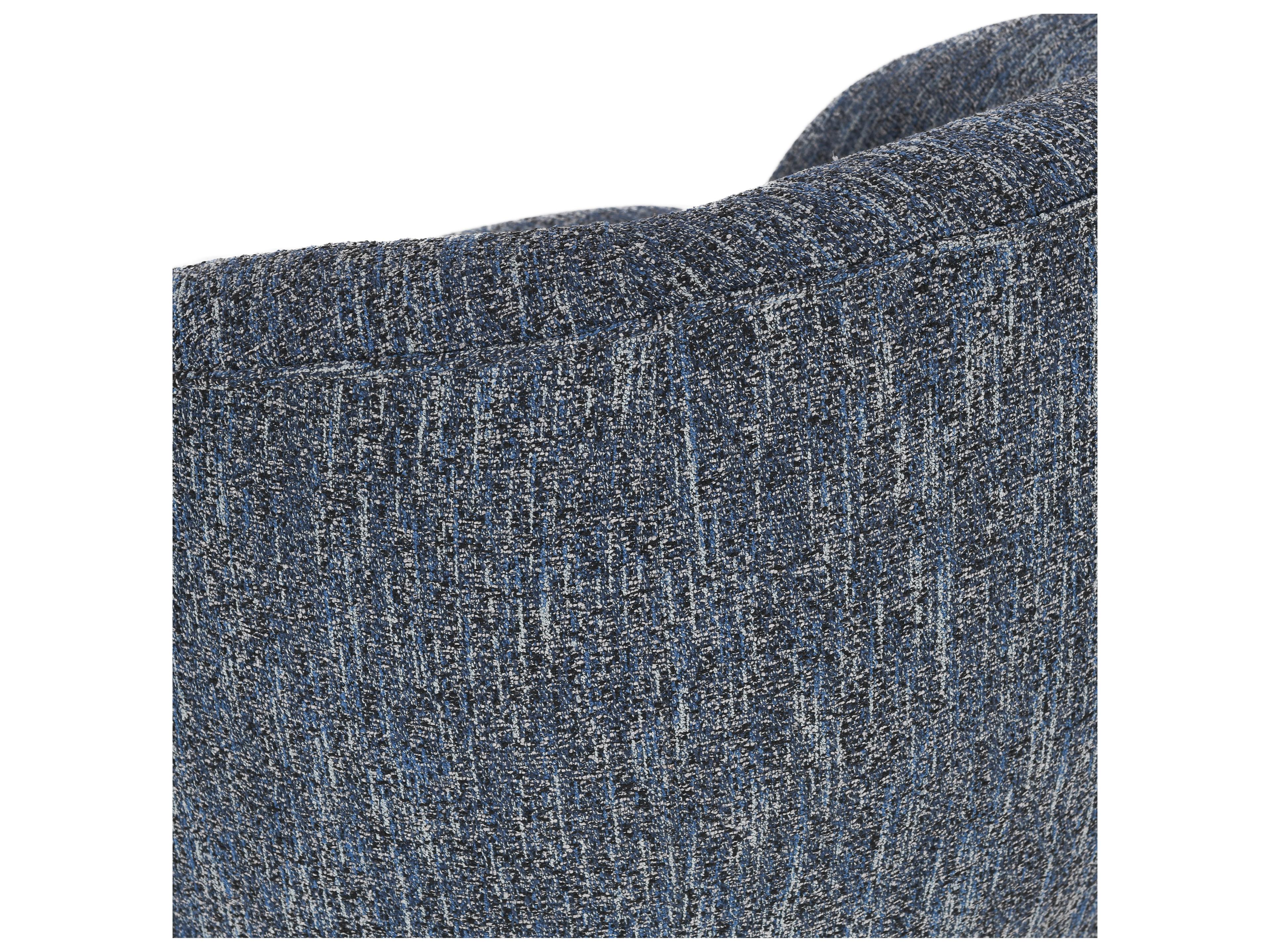 Classic Home Andrea Swivel Blue Accent Chair