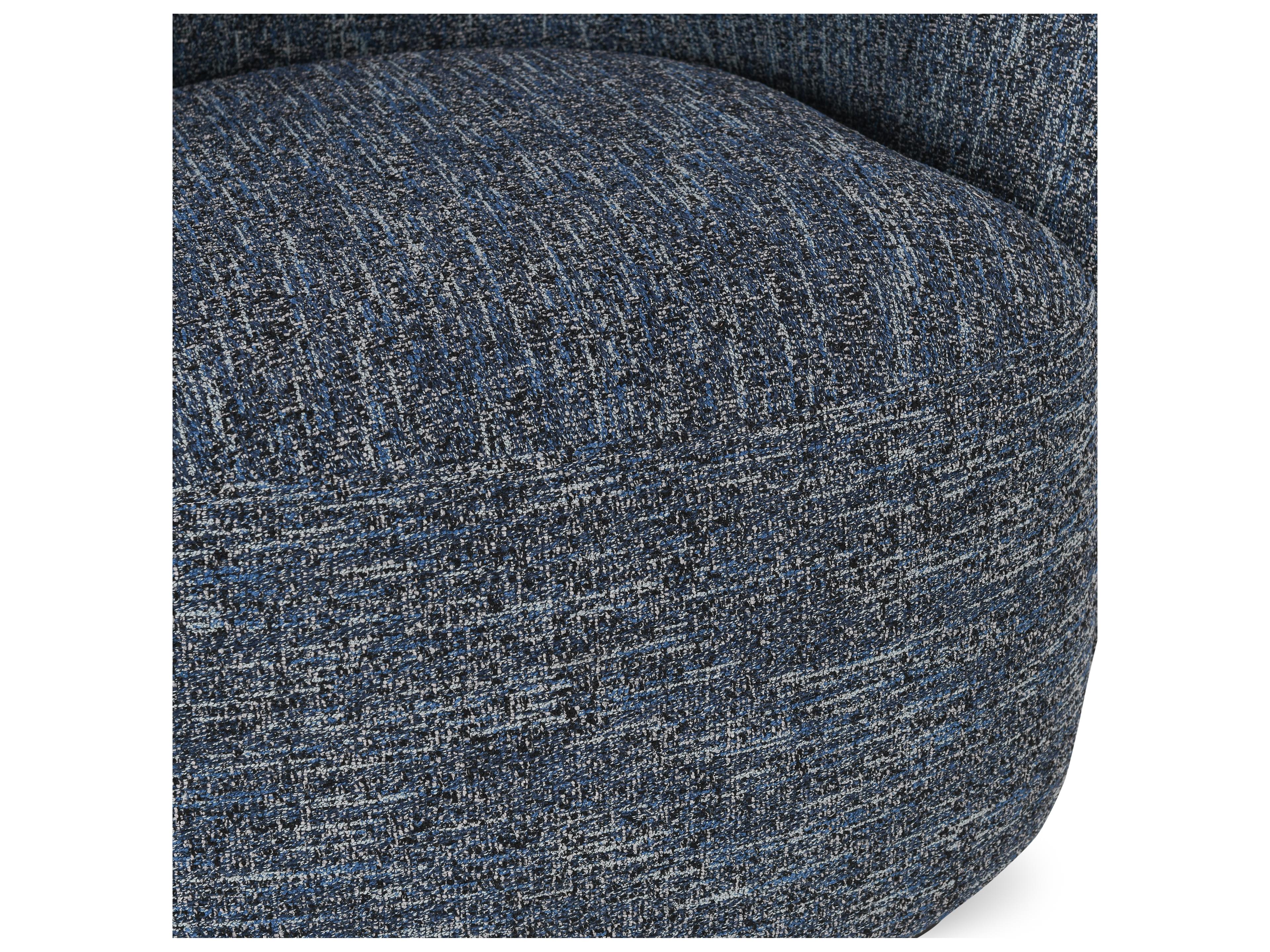 Classic Home Andrea Swivel Blue Accent Chair