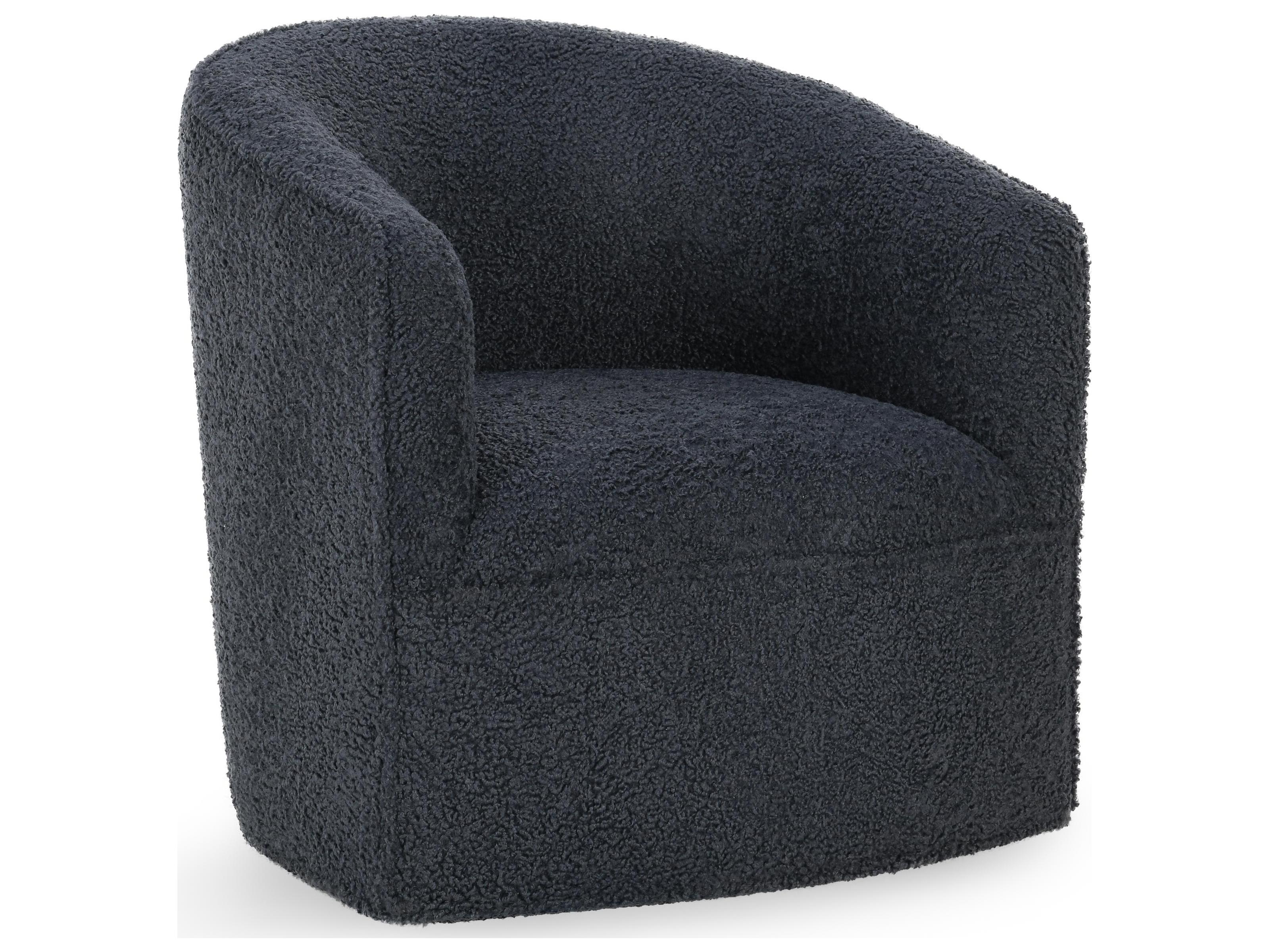 Classic Home Valencia Swivel Blue Accent Chair
