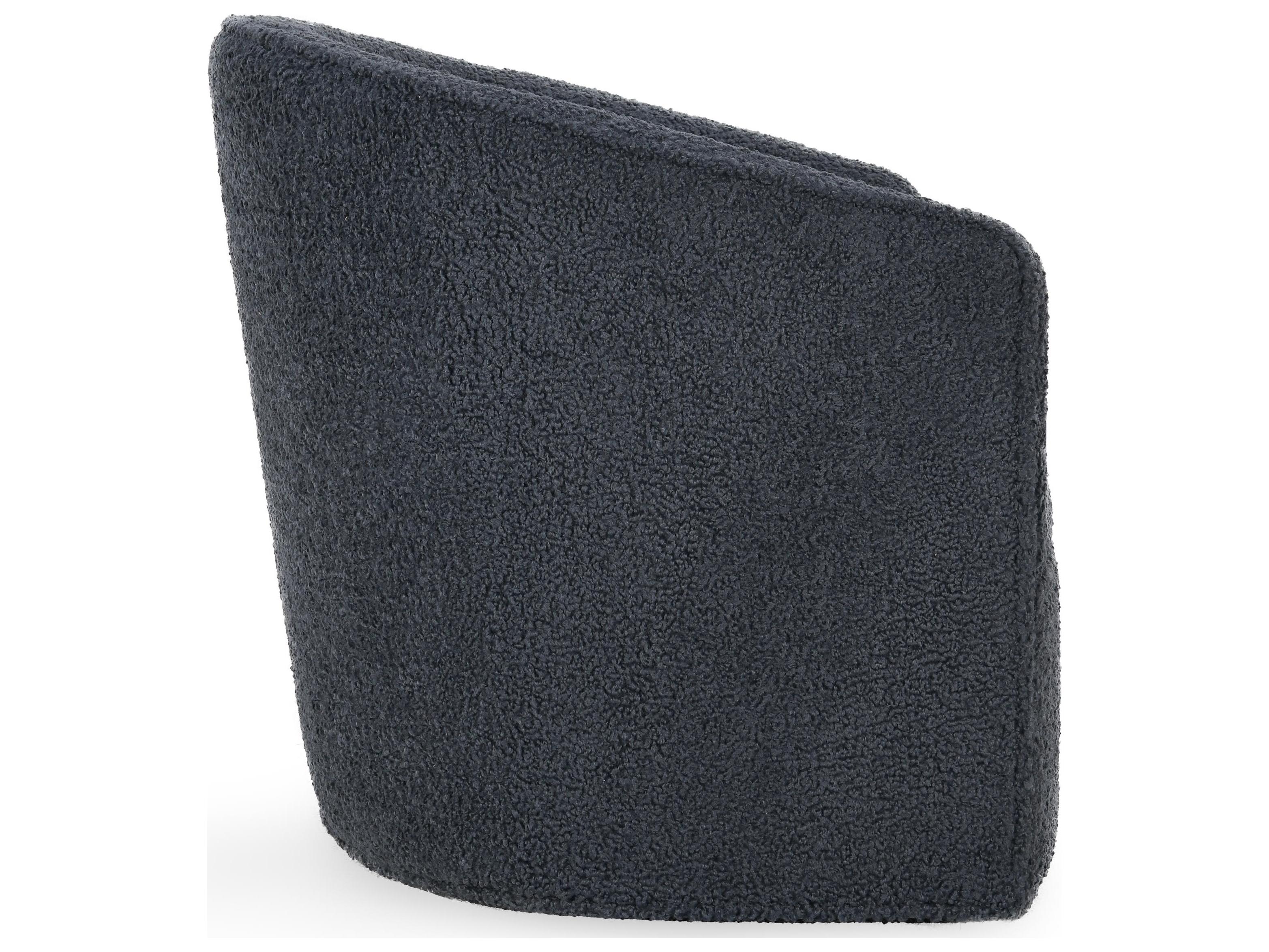 Classic Home Valencia Swivel Blue Accent Chair