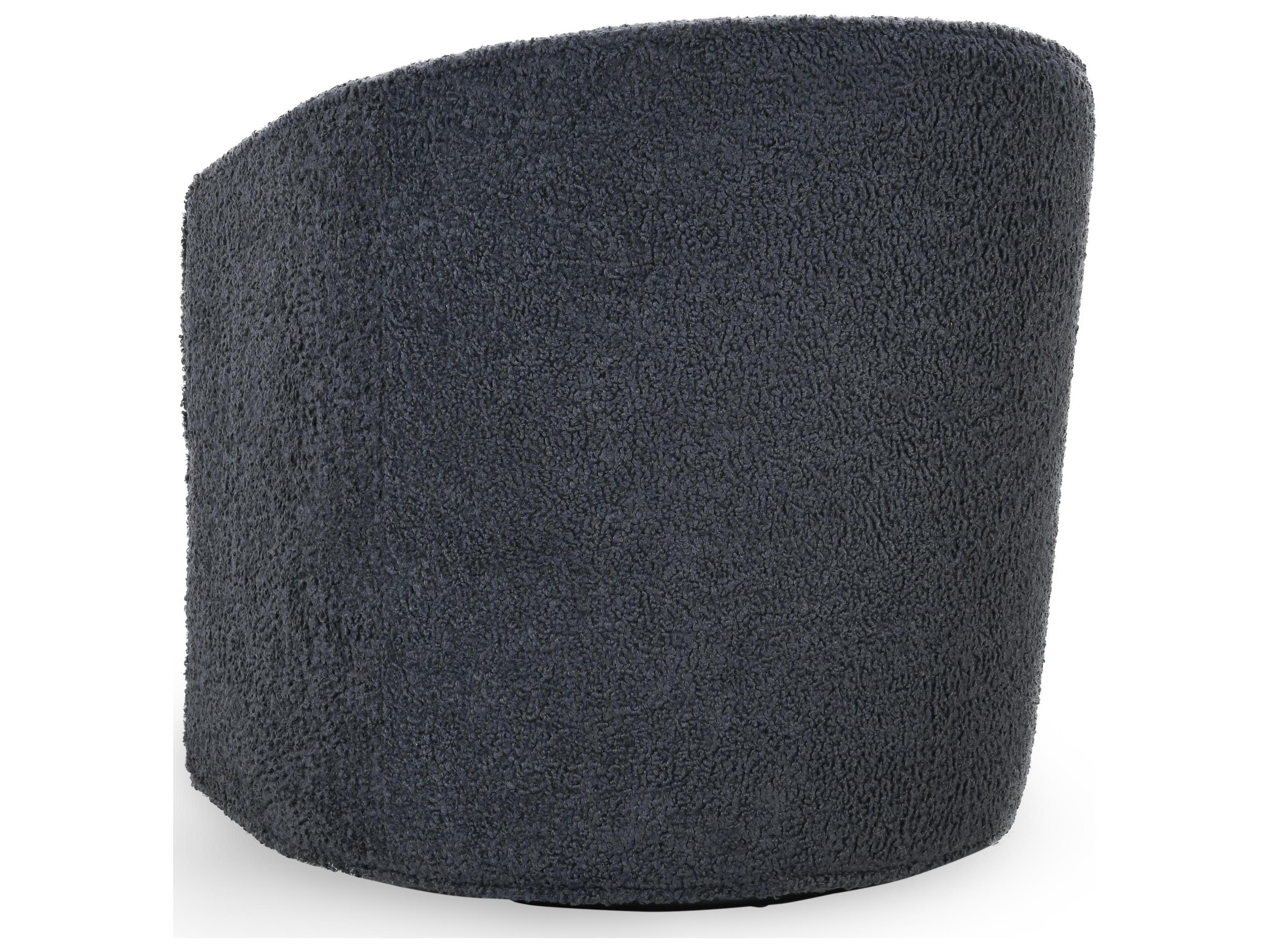 Classic Home Valencia Swivel Blue Accent Chair