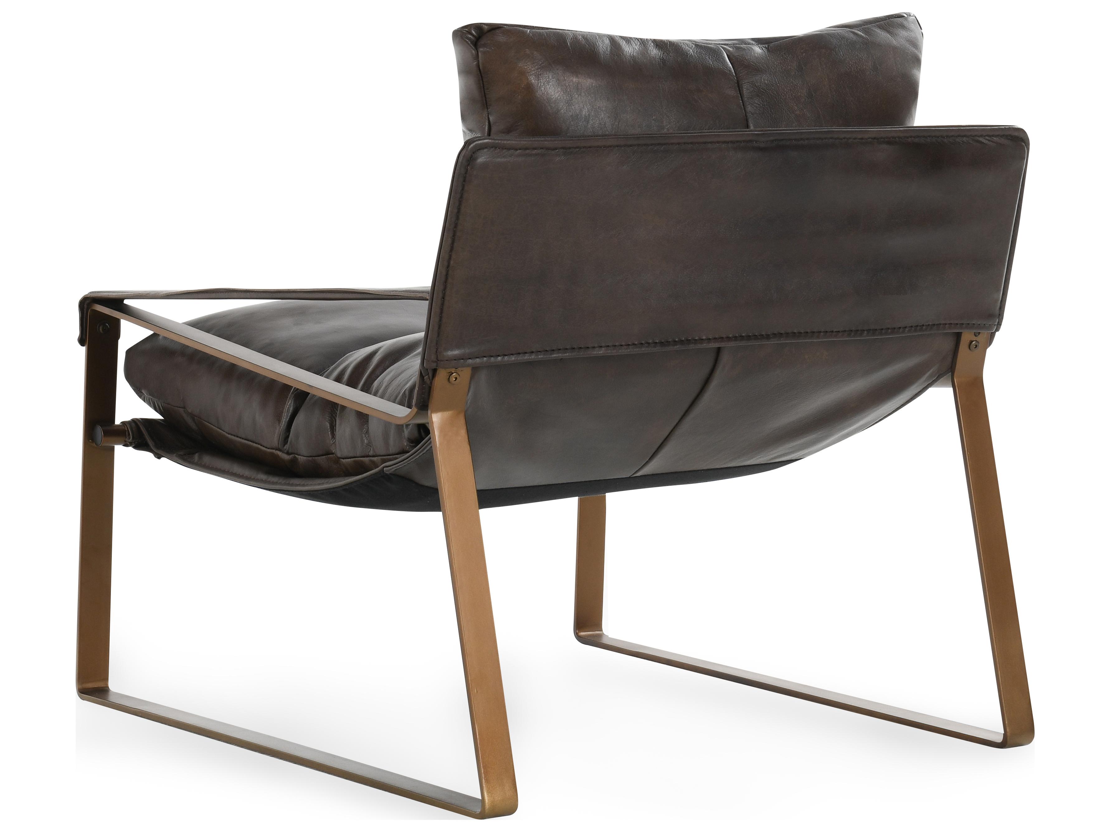 Classic Home Morgan Bronze Leather Accent Chair