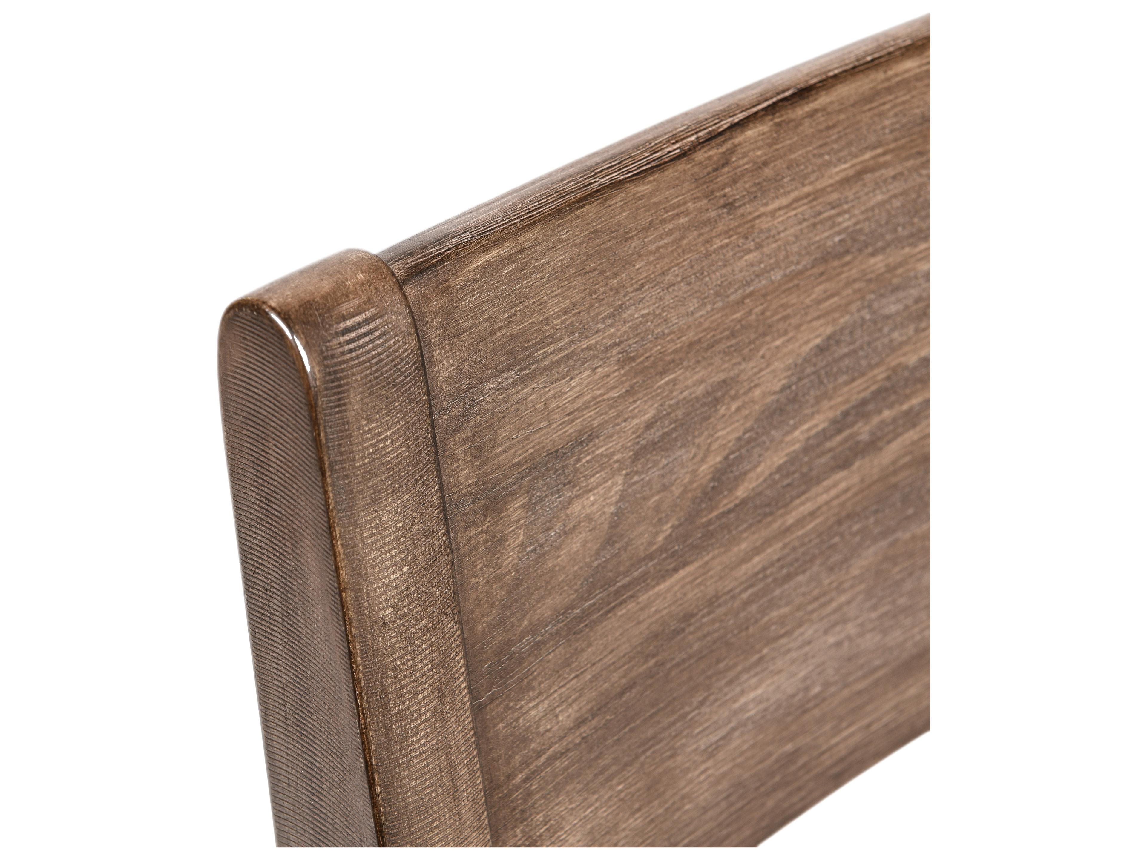 Classic Home Ollie Pine Wood Brown Armless Dining Chair Set of 2