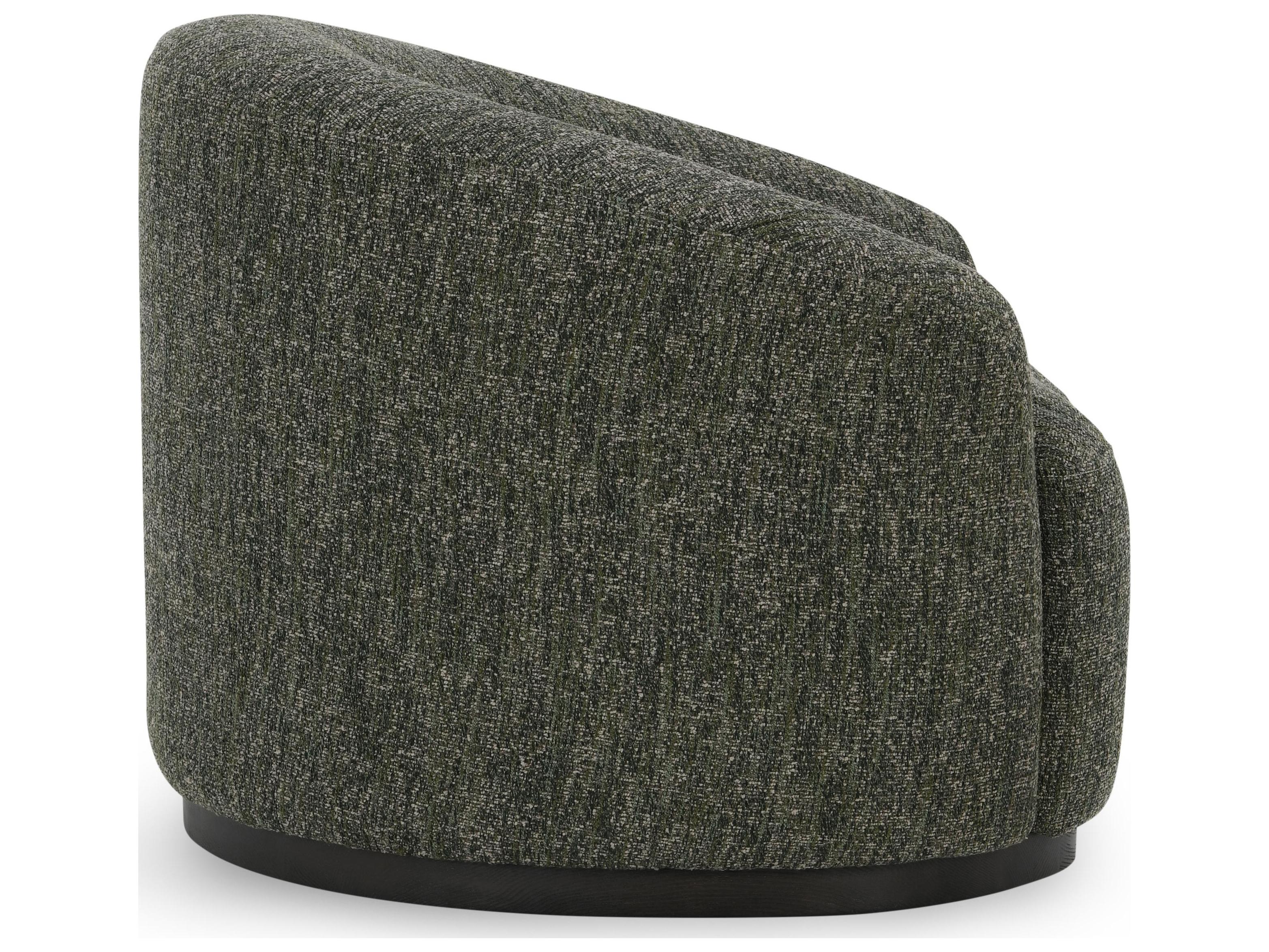 Classic Home Beverly Swivel Green Accent Chair