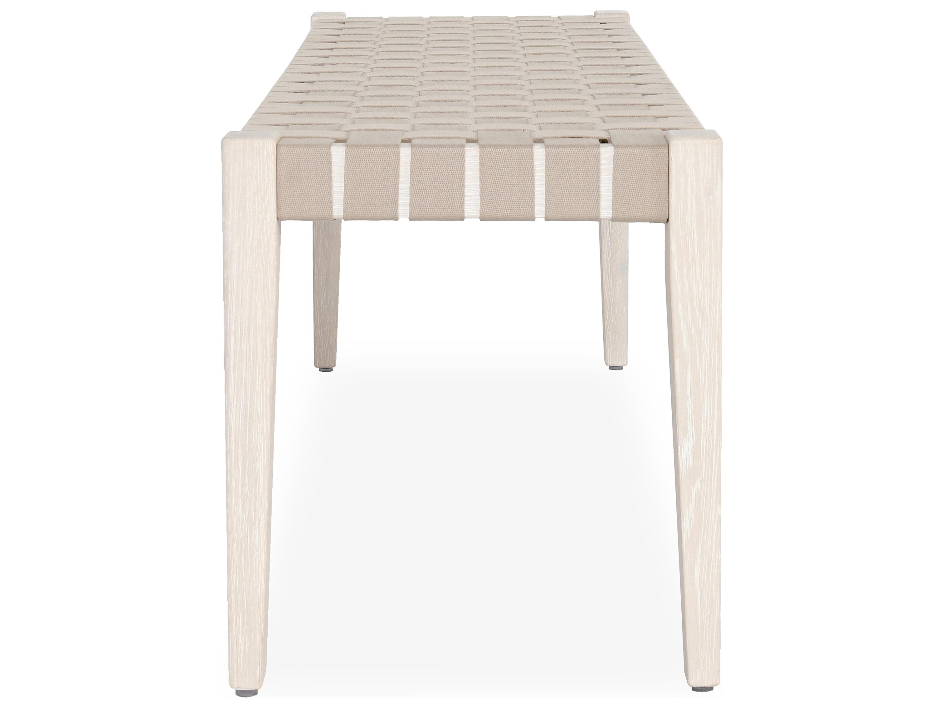 Classic Home Orlando Milk White Accent Bench