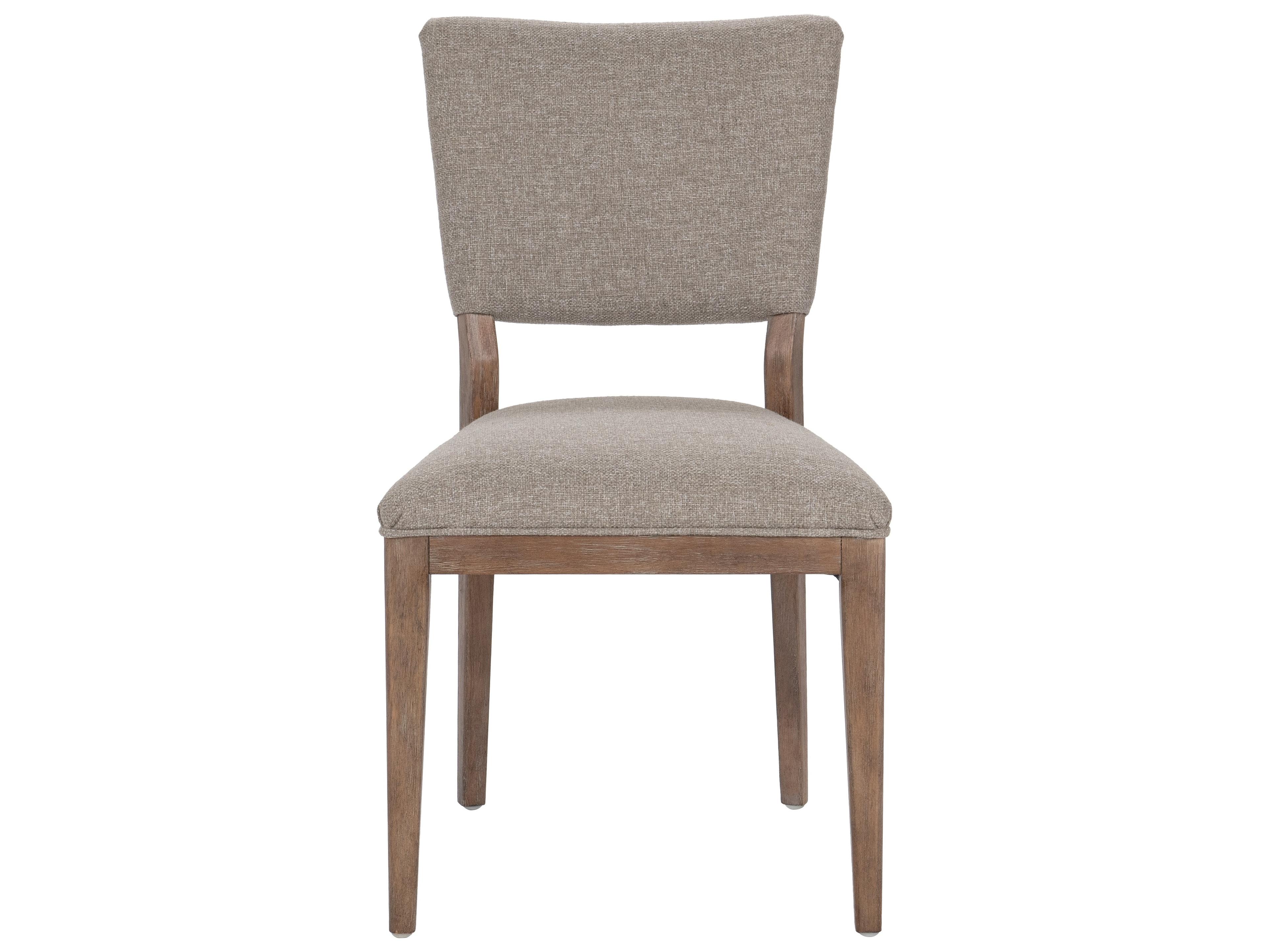 Classic Home Phillip Rubberwood Gray Upholstered Armless Dining Chair Set of 2