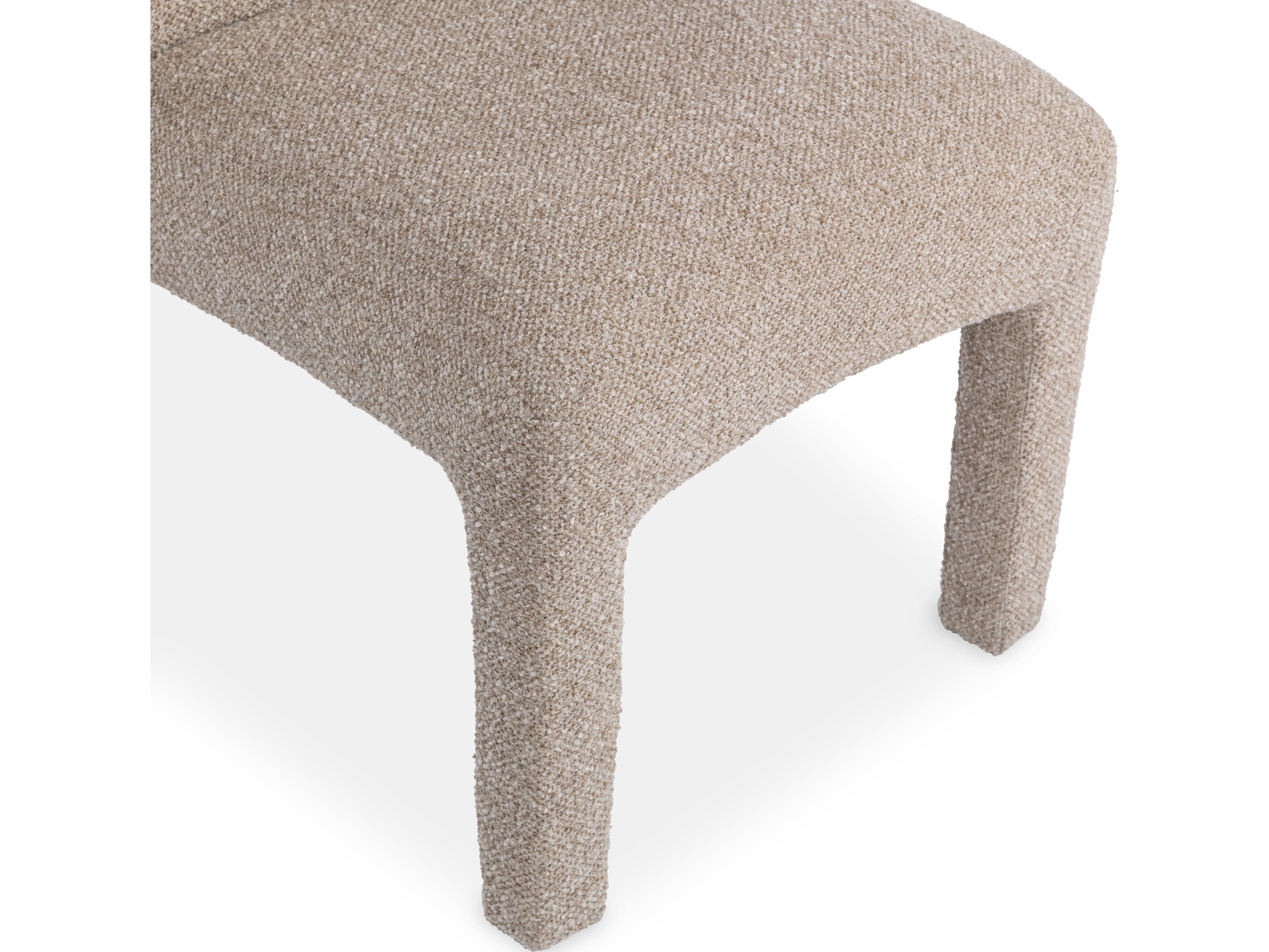 Classic Home Branzon Brown Upholstered Armless Dining Chair